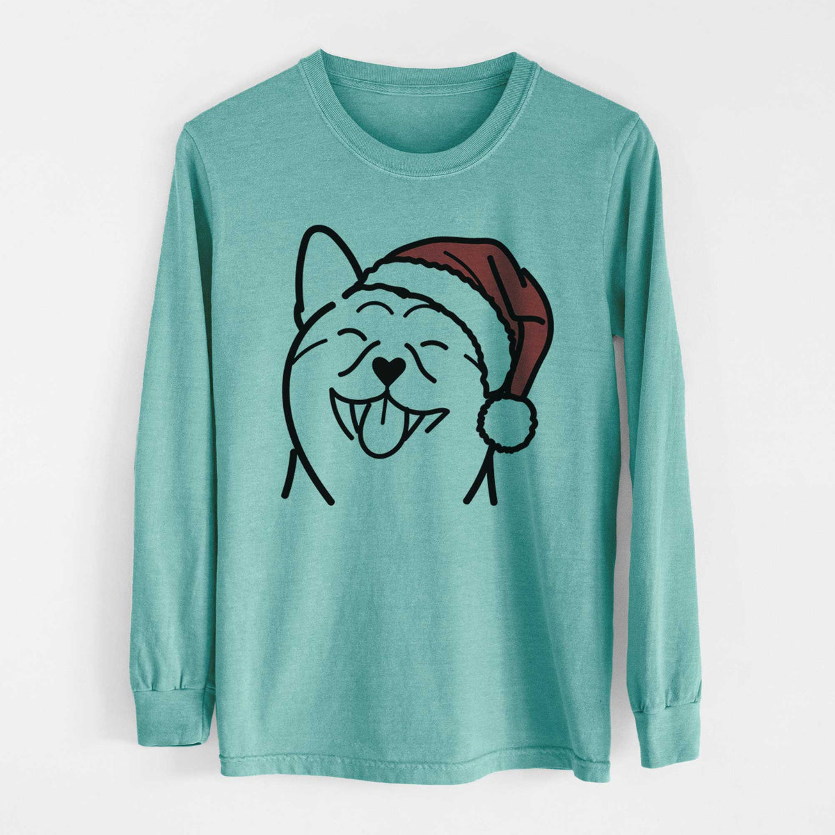 Jolly Shiba Inu - Heavyweight 100% Cotton Long Sleeve