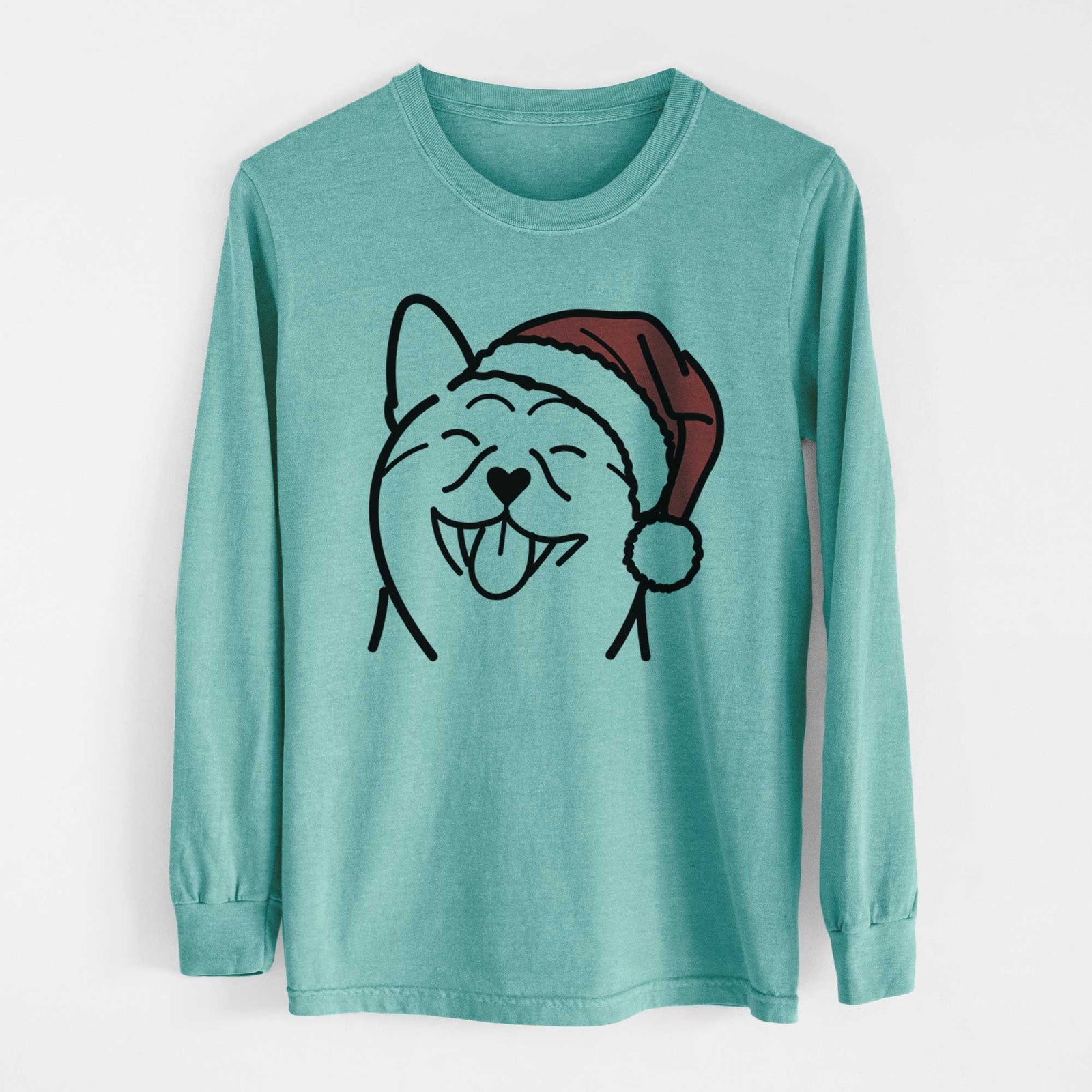 Jolly Shiba Inu - Heavyweight 100% Cotton Long Sleeve