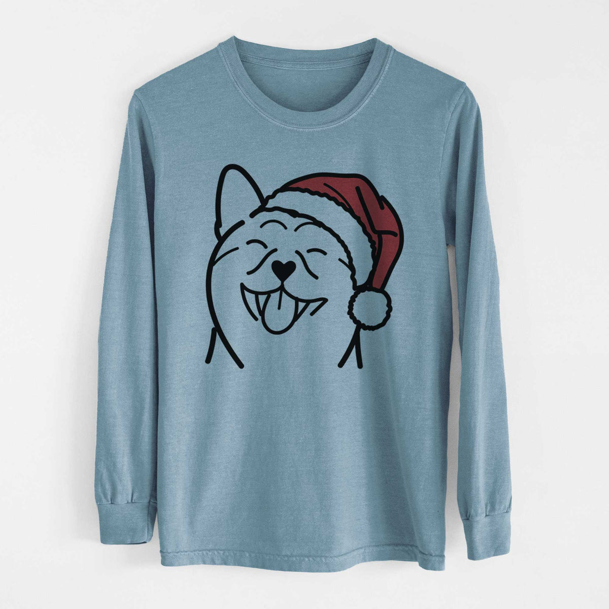 Jolly Shiba Inu - Heavyweight 100% Cotton Long Sleeve