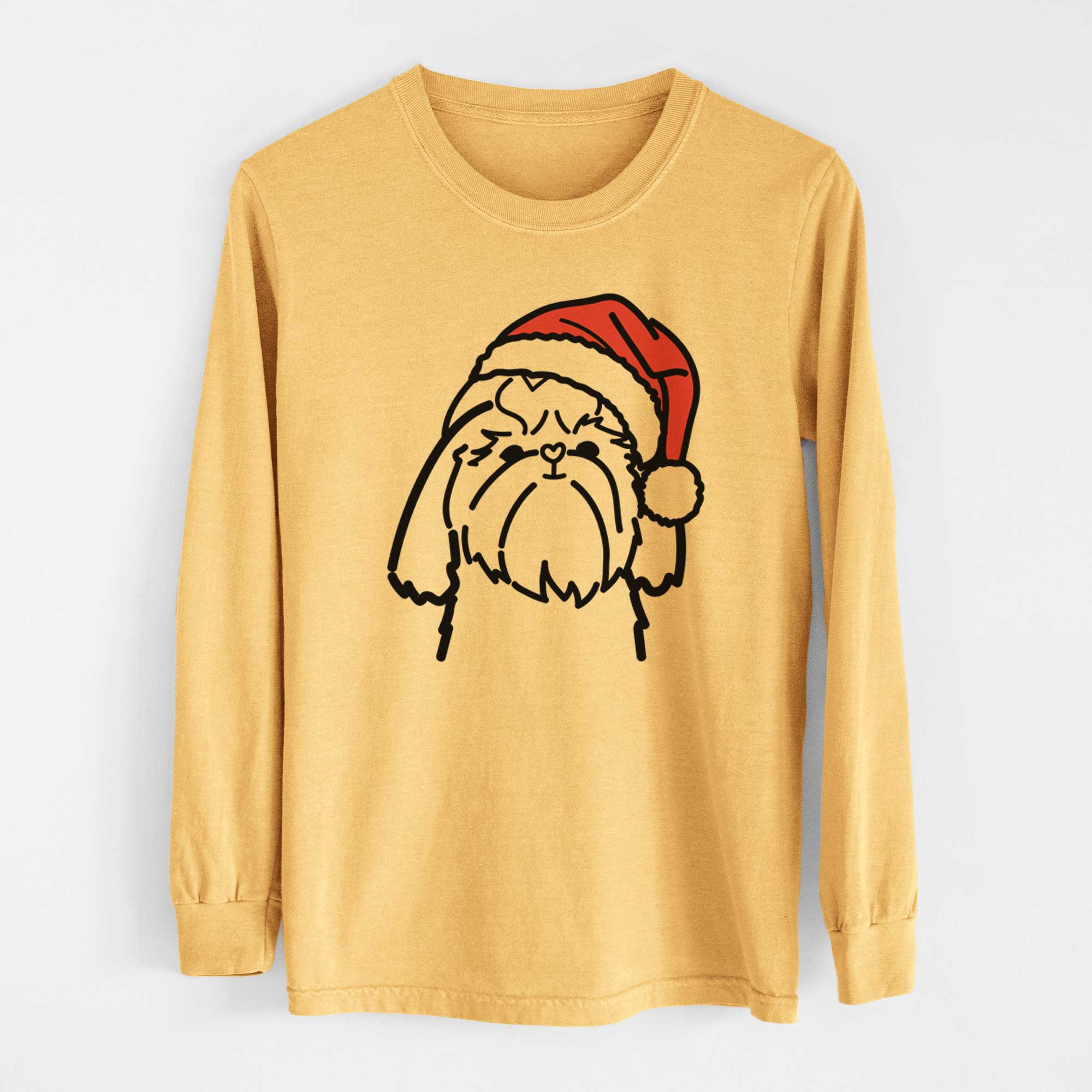 Jolly Shih Tzu - Heavyweight 100% Cotton Long Sleeve