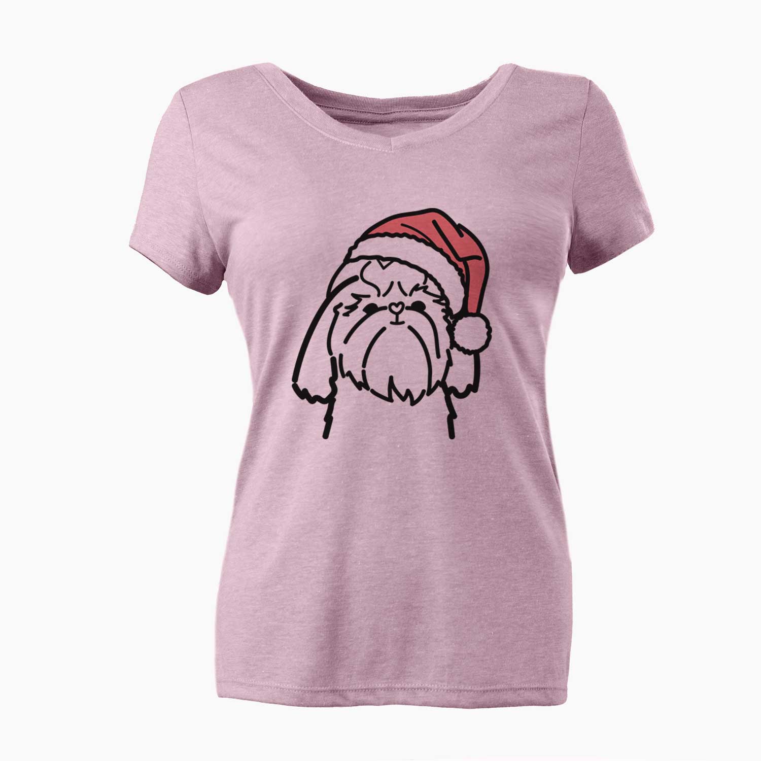 Jolly Shih Tzu - Women's V-neck Shirt