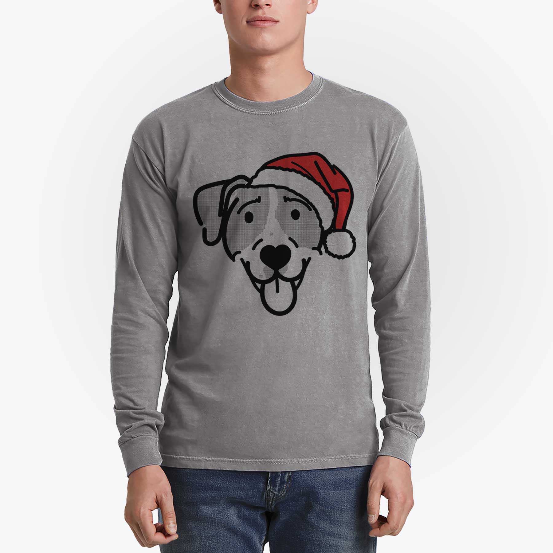 Jolly Bluetick Coonhound - Shiva - Heavyweight 100% Cotton Long Sleeve