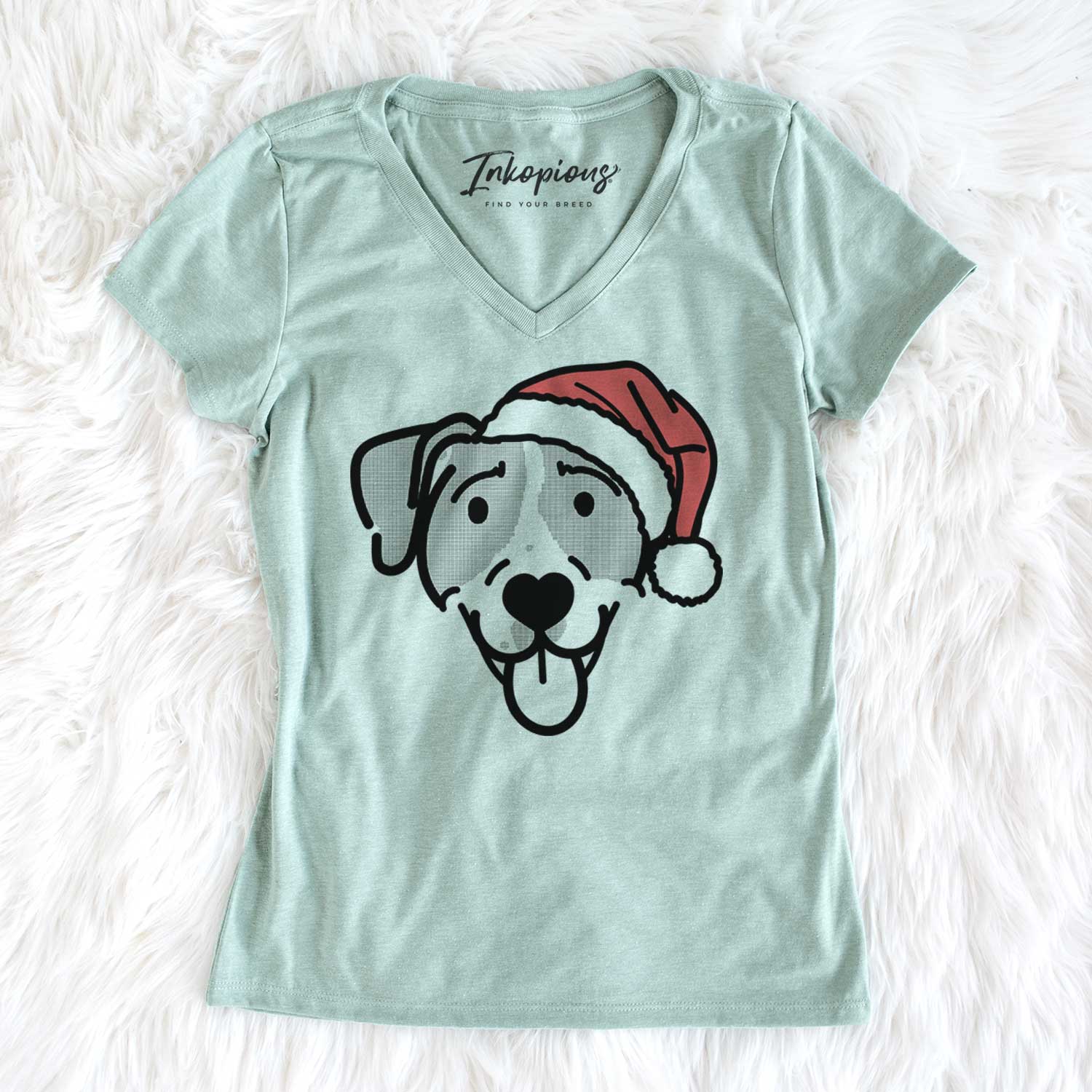 Jolly Bluetick Coonhound - Shiva - Women's V-neck Shirt