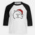 Jolly Persian Cat - Smoosh - Youth 3/4 Long Sleeve