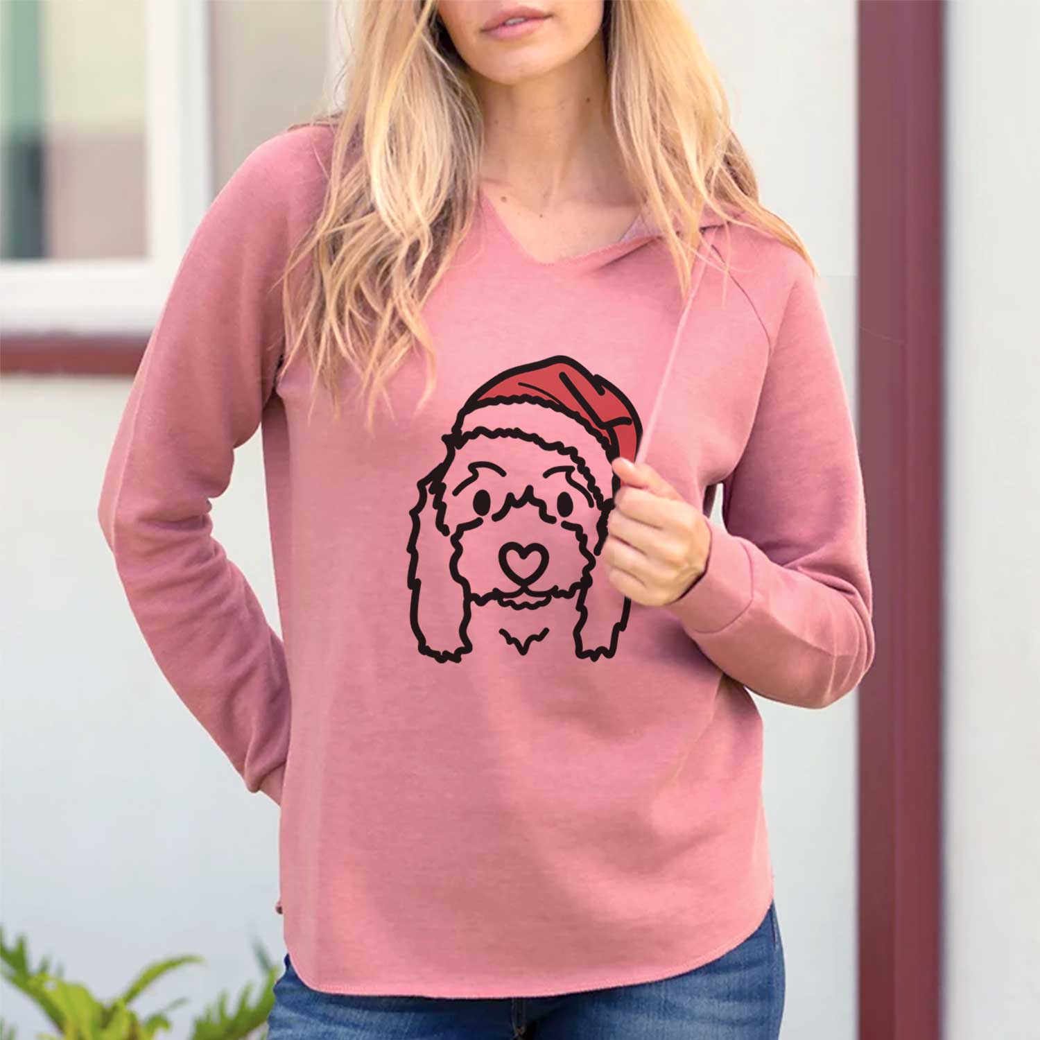 Jolly Coton de Tulear - Sophie - Cali Wave Hooded Sweatshirt