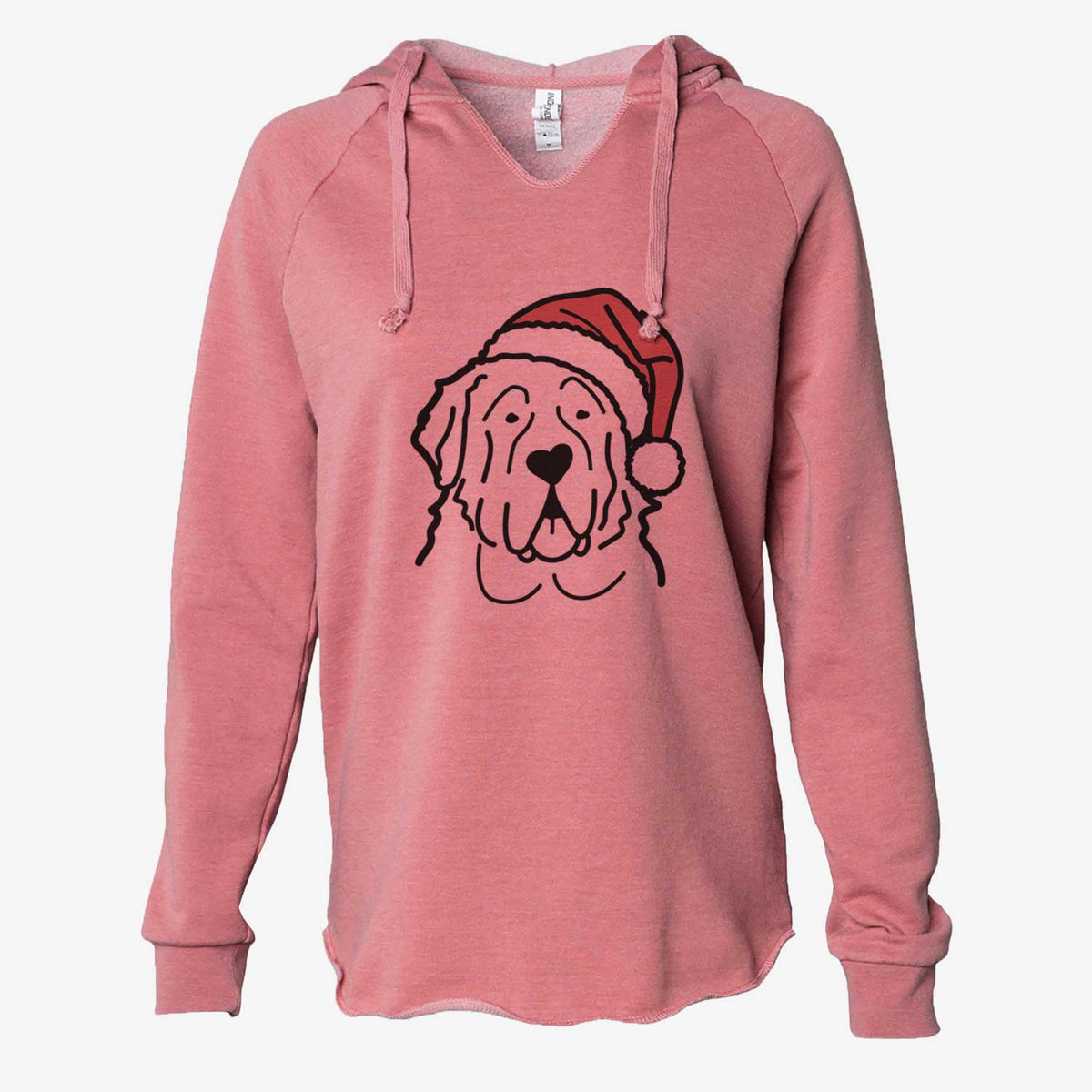 Jolly Saint Bernard - Cali Wave Hooded Sweatshirt