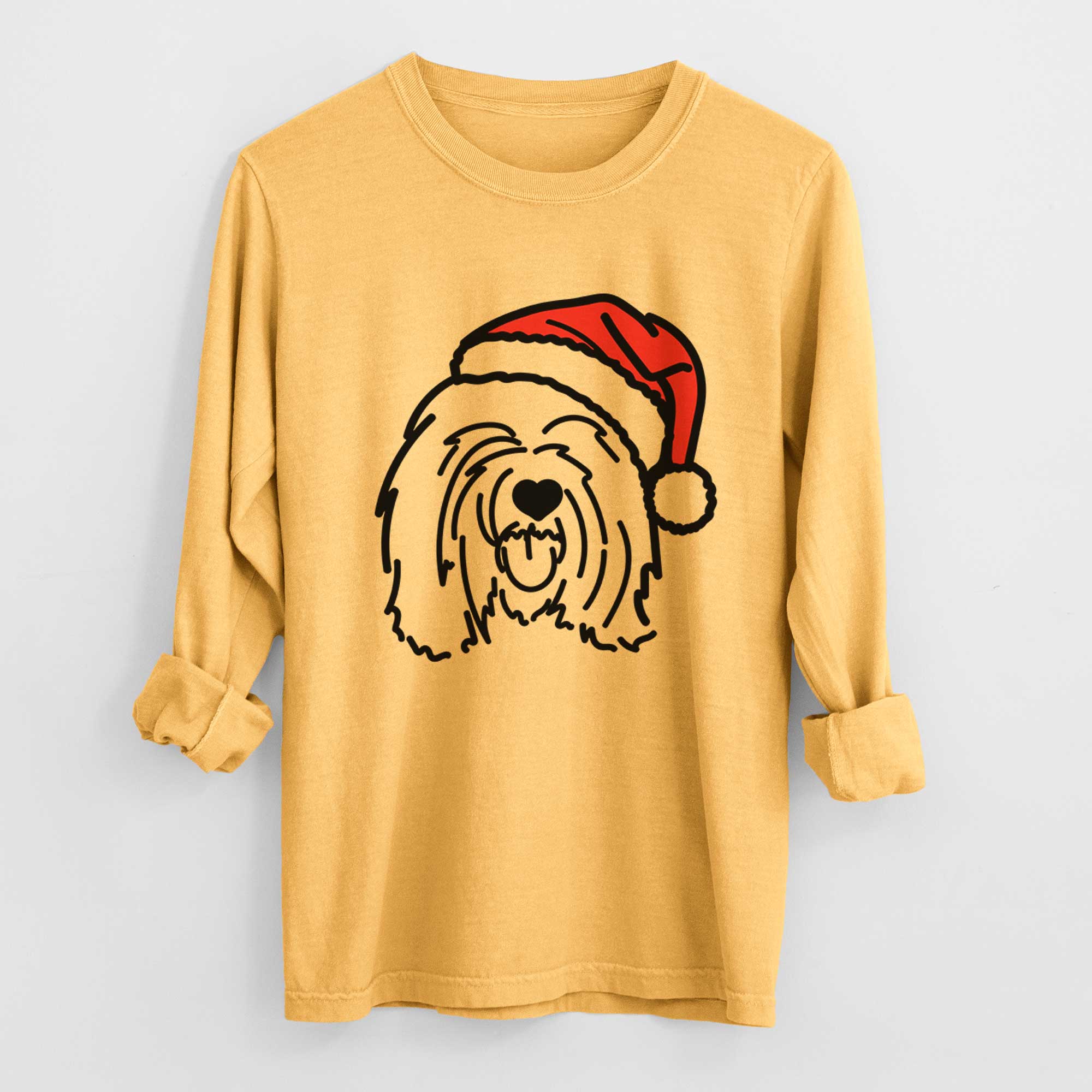 Jolly Tibetan Mastiff - Stan - Heavyweight 100% Cotton Long Sleeve