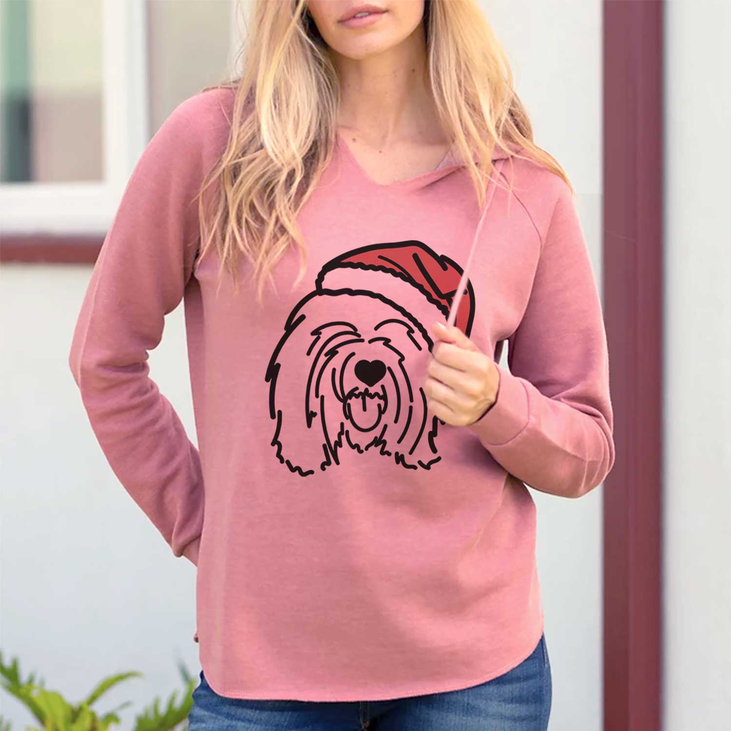 Jolly Tibetan Mastiff - Stan - Cali Wave Hooded Sweatshirt