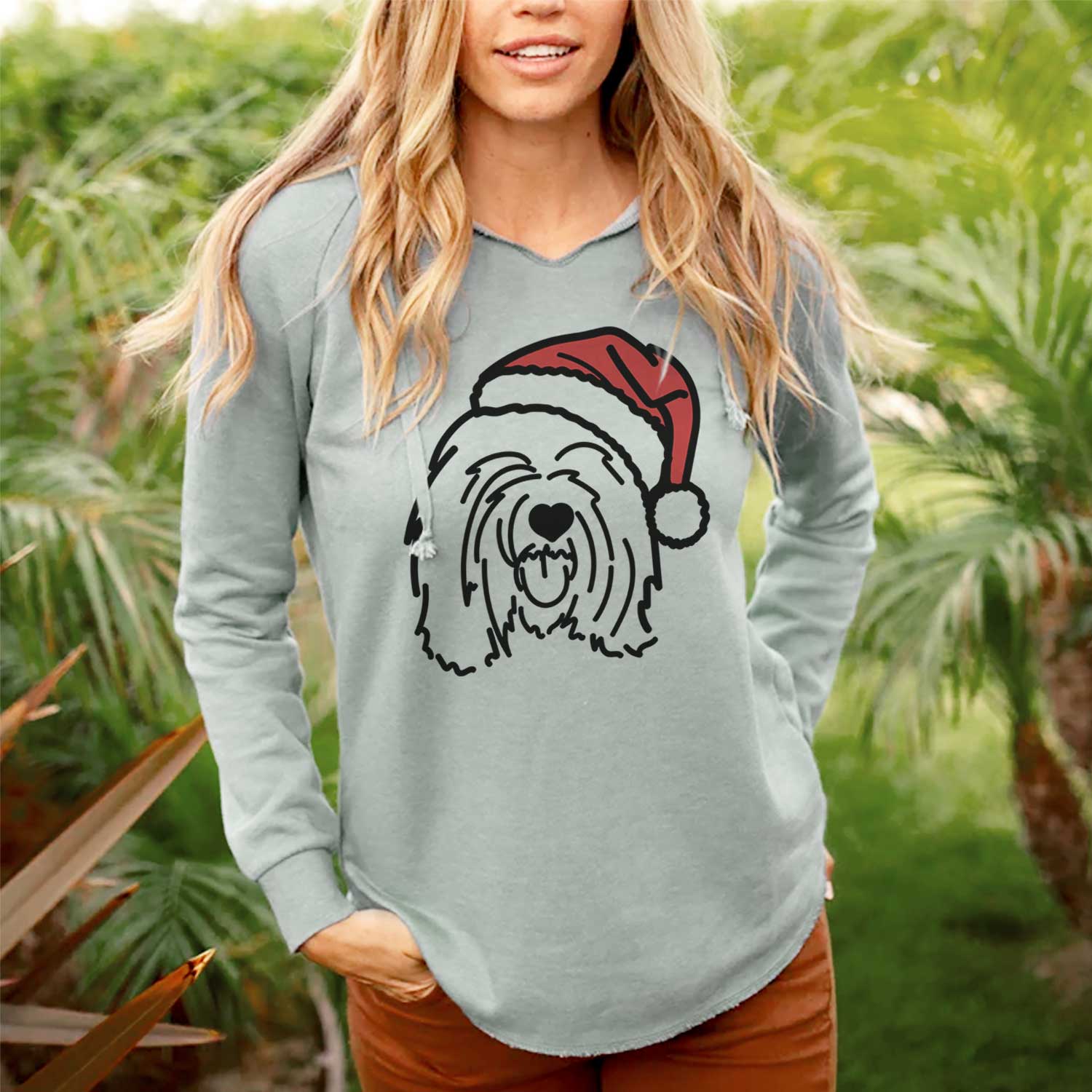 Jolly Tibetan Mastiff - Stan - Cali Wave Hooded Sweatshirt