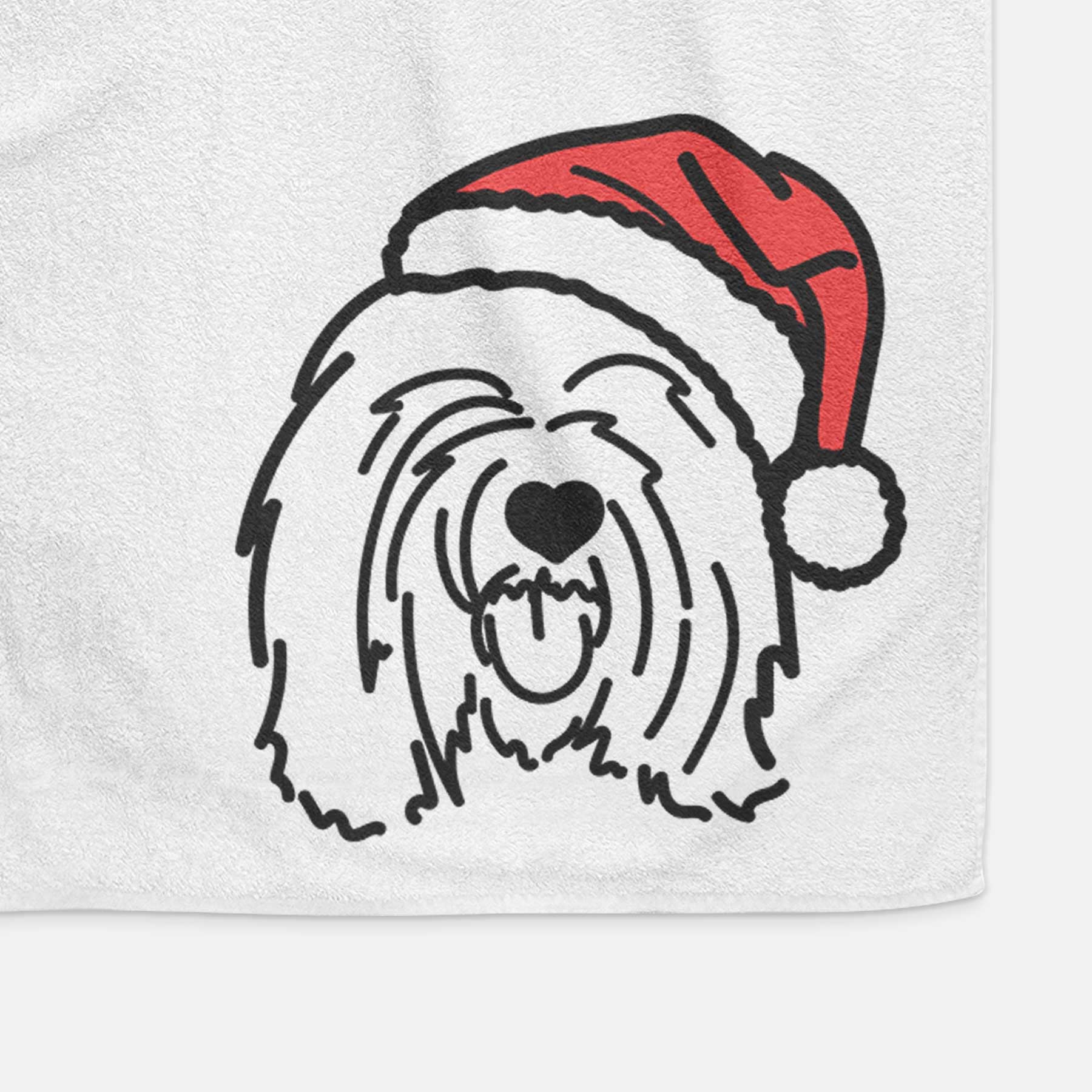 Jolly Tibetan Mastiff - Stan - Decorative Hand Towel