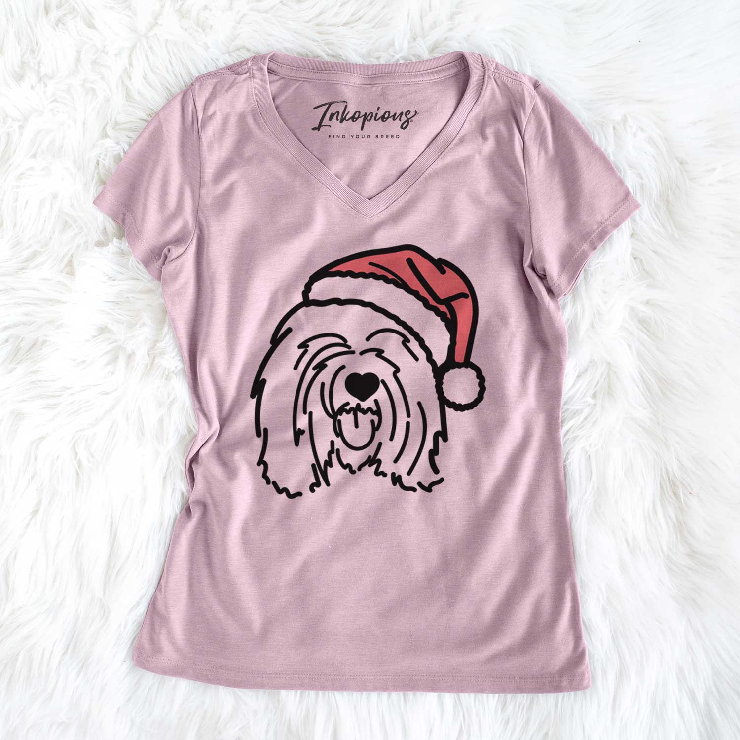 Jolly Tibetan Mastiff - Stan - Women's V-neck Shirt