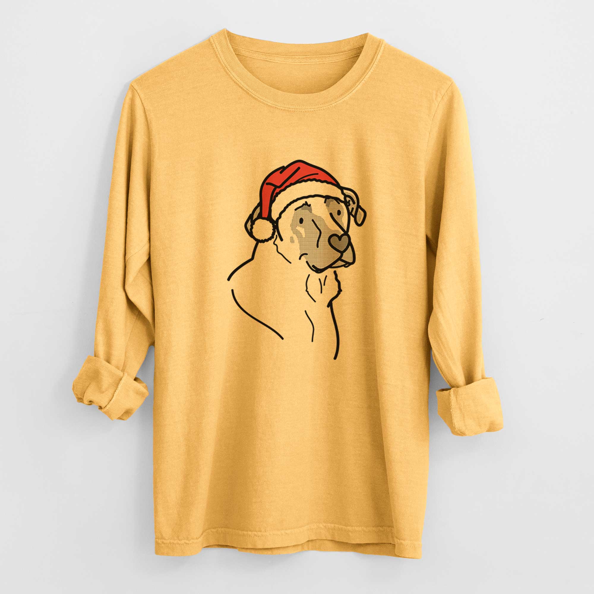 Jolly Mastiff German Shepherd Mix - Tank - Heavyweight 100% Cotton Long Sleeve