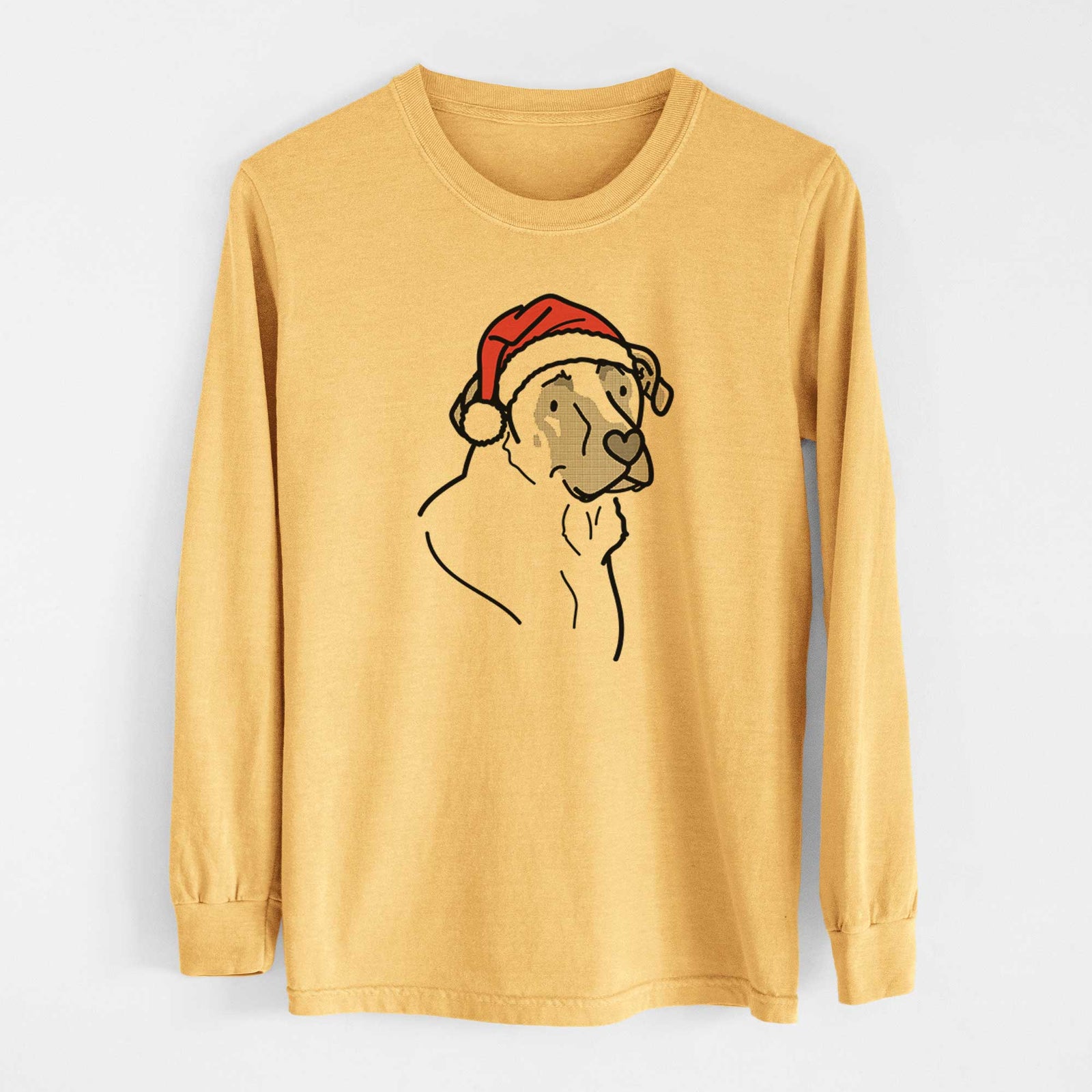 Jolly Mastiff German Shepherd Mix - Tank - Heavyweight 100% Cotton Long Sleeve