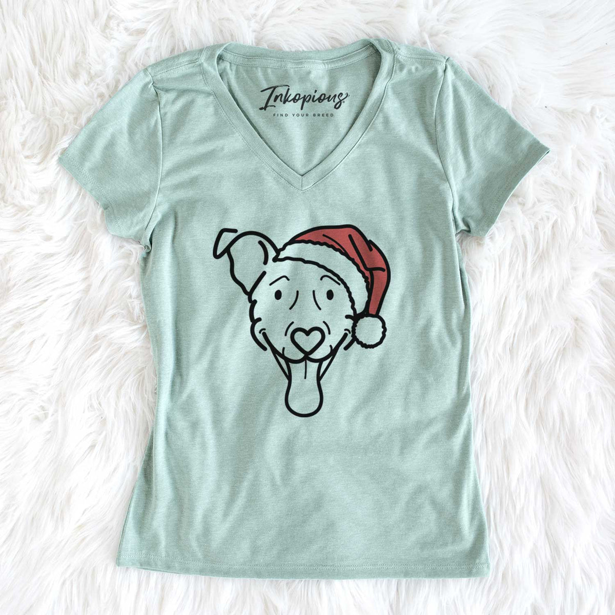 Jolly Vizsla Mix - Tegan - Women&#39;s V-neck Shirt