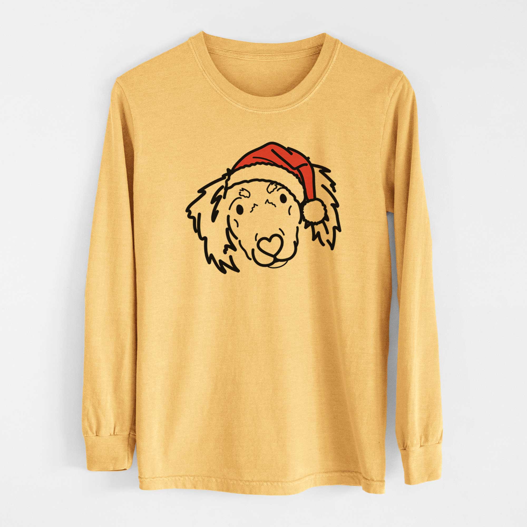 Jolly Dachshund Mix - Tilly - Heavyweight 100% Cotton Long Sleeve