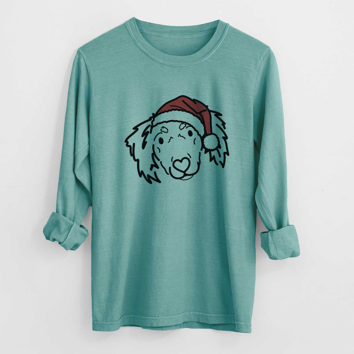 Jolly Dachshund Mix - Tilly - Heavyweight 100% Cotton Long Sleeve