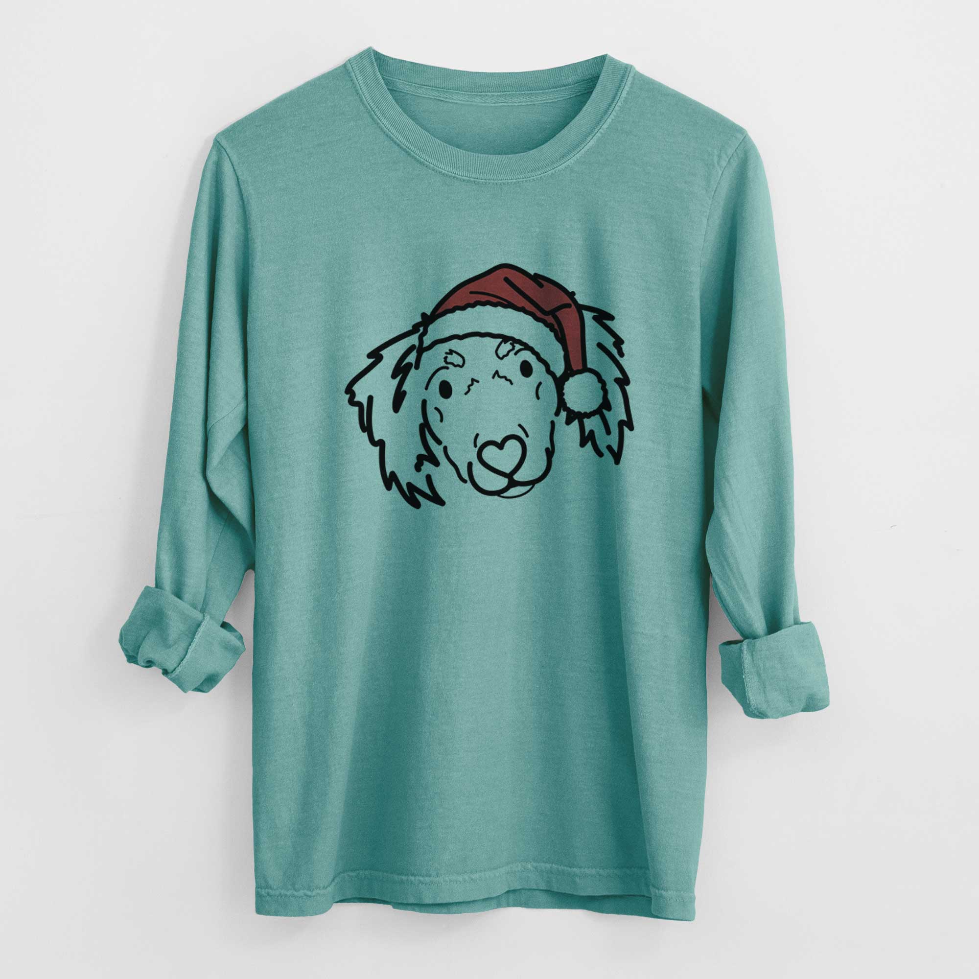 Jolly Dachshund Mix - Tilly - Heavyweight 100% Cotton Long Sleeve