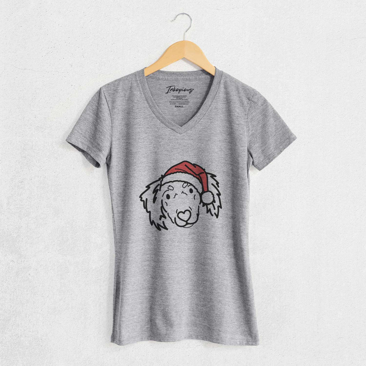 Jolly Dachshund Mix - Tilly - Women's V-neck Shirt