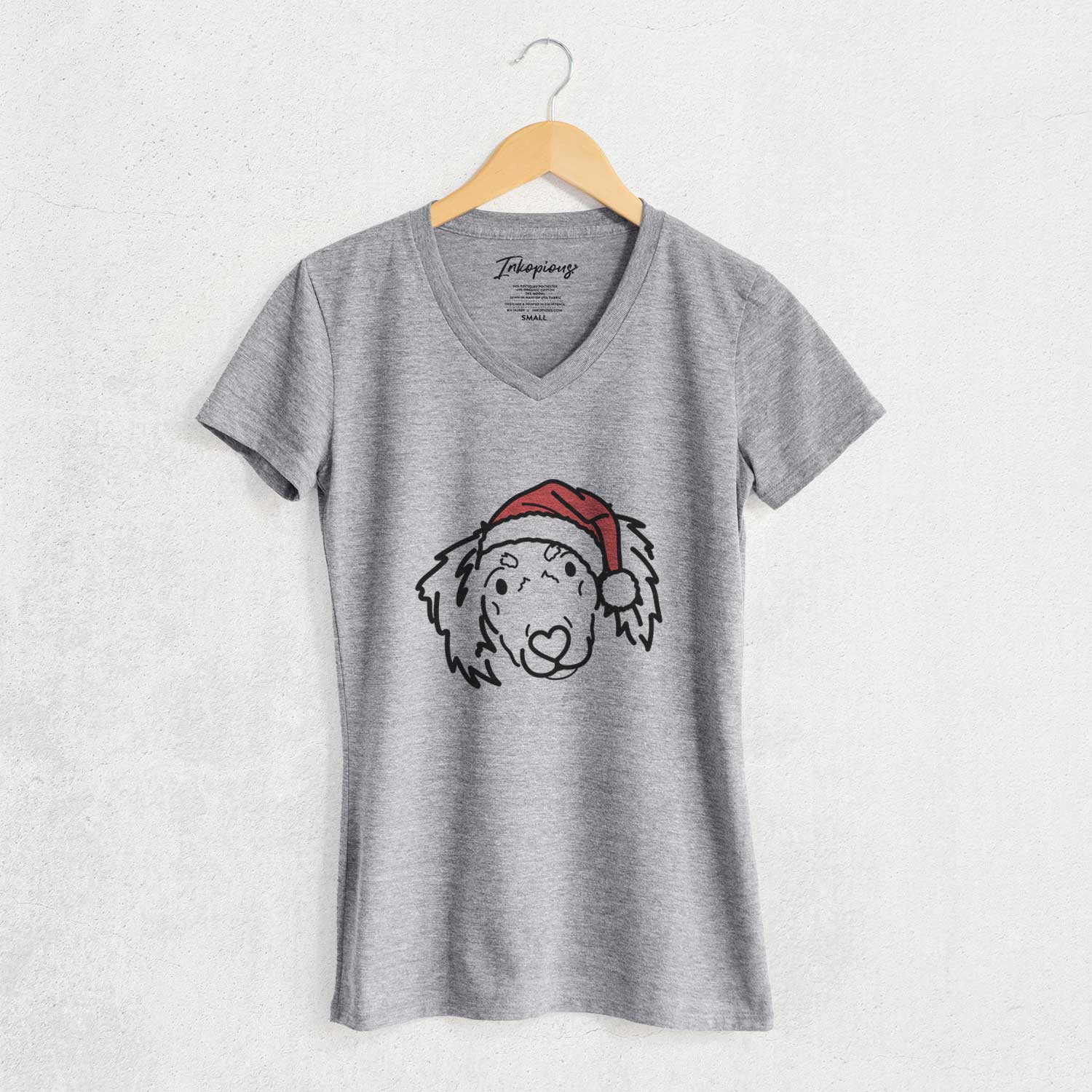 Jolly Dachshund Mix - Tilly - Women's V-neck Shirt