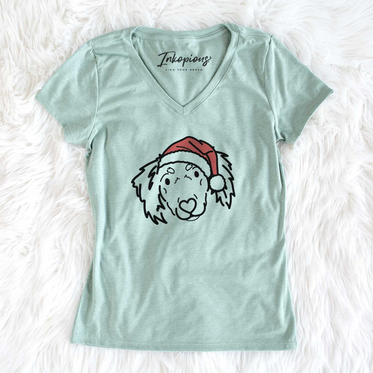 Jolly Dachshund Mix - Tilly - Women&#39;s V-neck Shirt