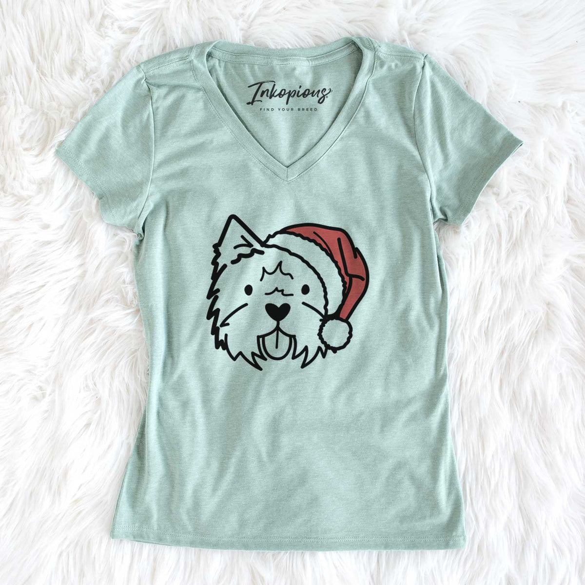 Jolly West Highland Terrier - Women&#39;s V-neck Shirt