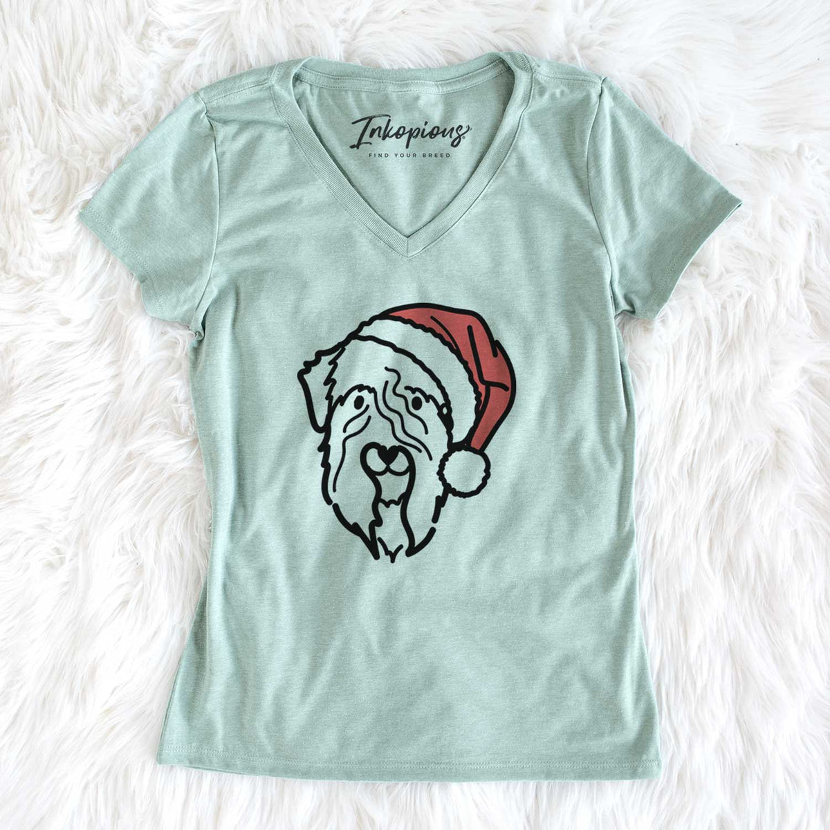 Jolly Soft Coated Wheaten Terrier - Women&#39;s V-neck Shirt