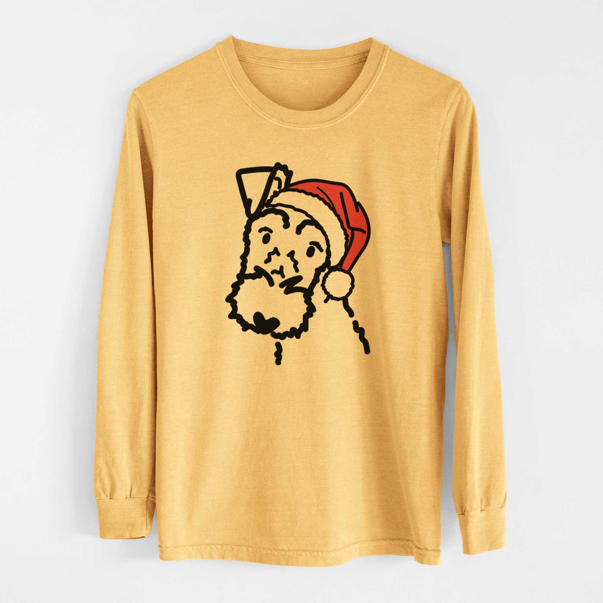 Jolly Wire Fox Terrier - Heavyweight 100% Cotton Long Sleeve