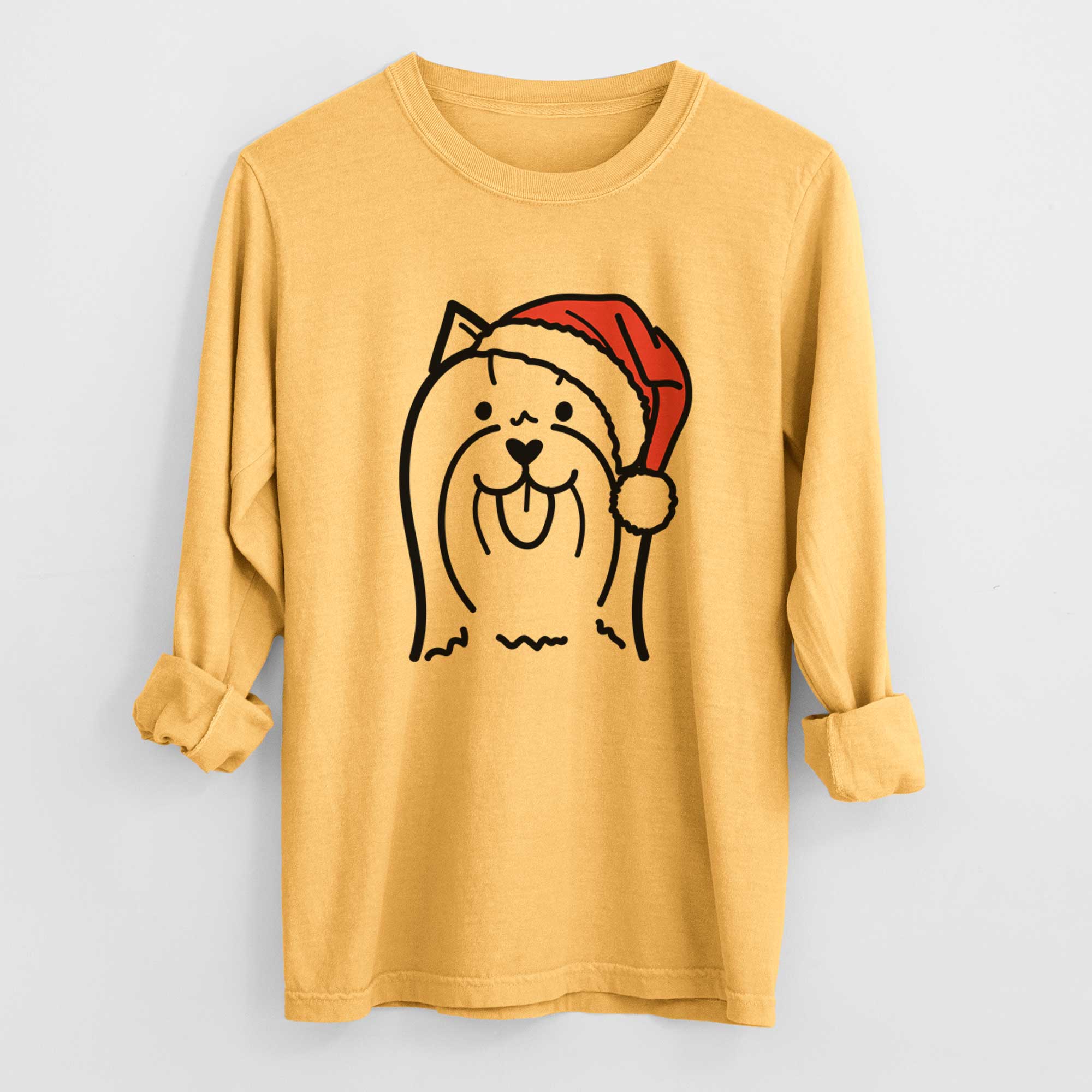 Jolly Yorkshire Terrier - Heavyweight 100% Cotton Long Sleeve