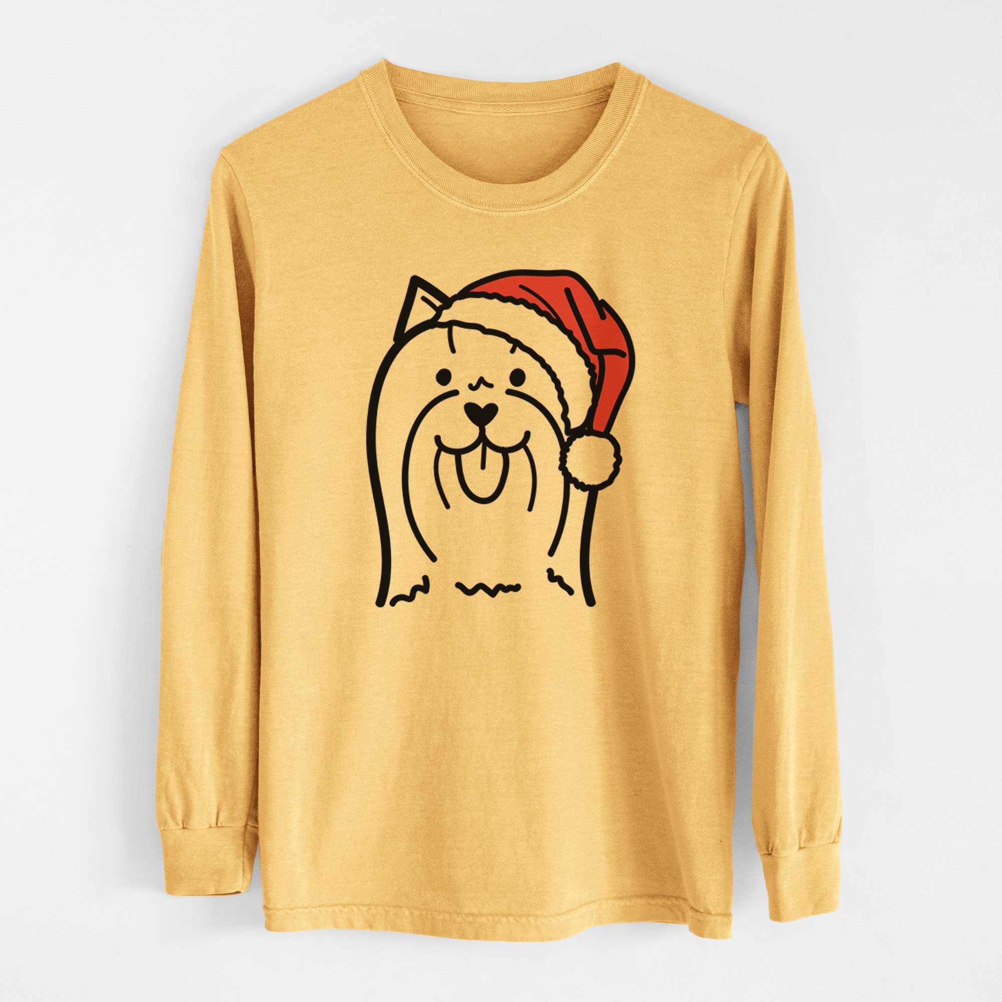 Jolly Yorkshire Terrier - Heavyweight 100% Cotton Long Sleeve