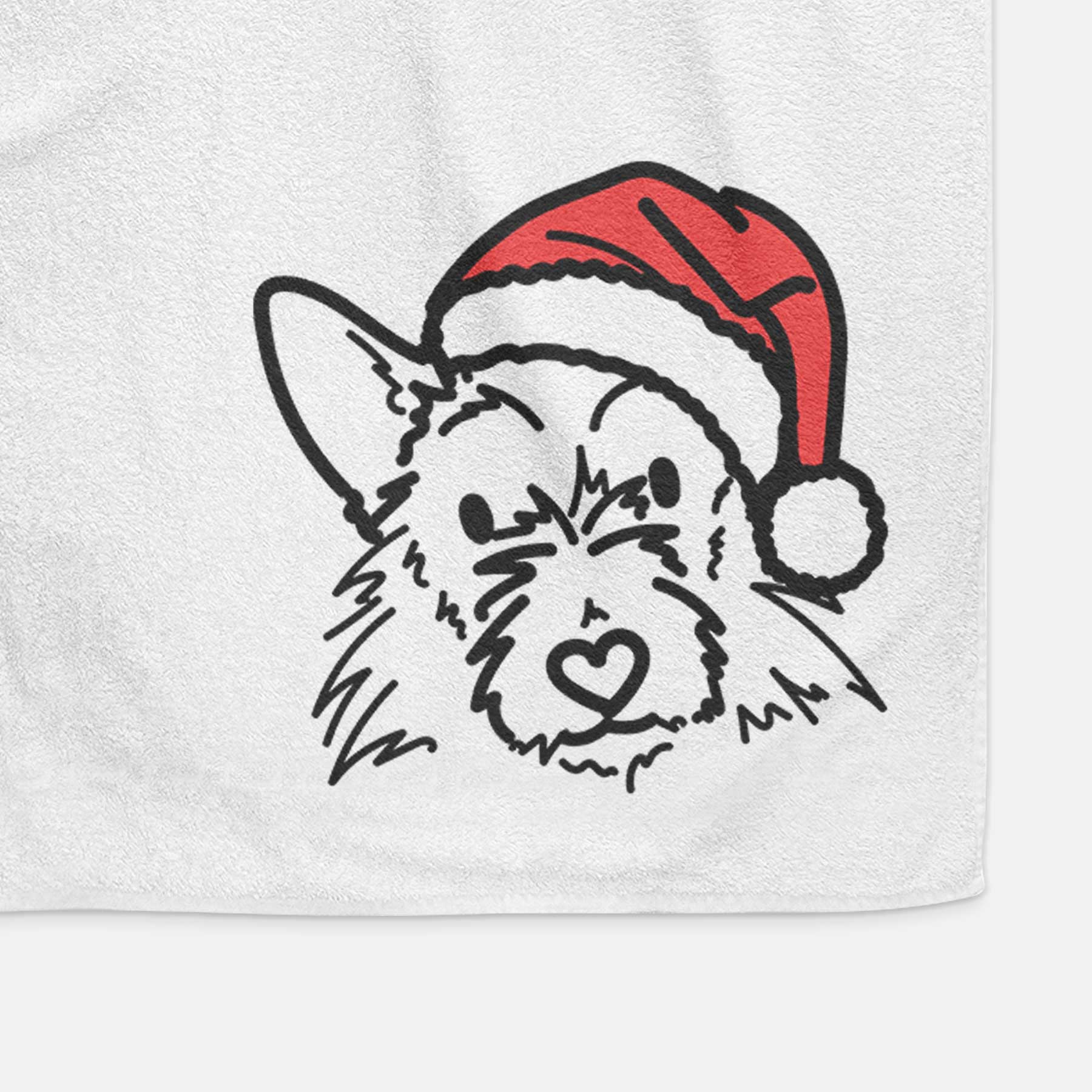 Jolly Terrier Mix - Ziggy - Decorative Hand Towel