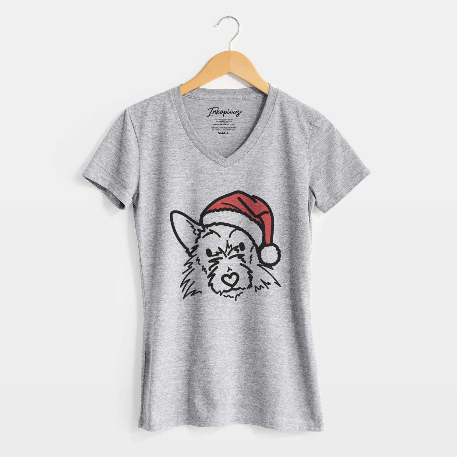 Jolly Terrier Mix - Ziggy - Women's V-neck Shirt