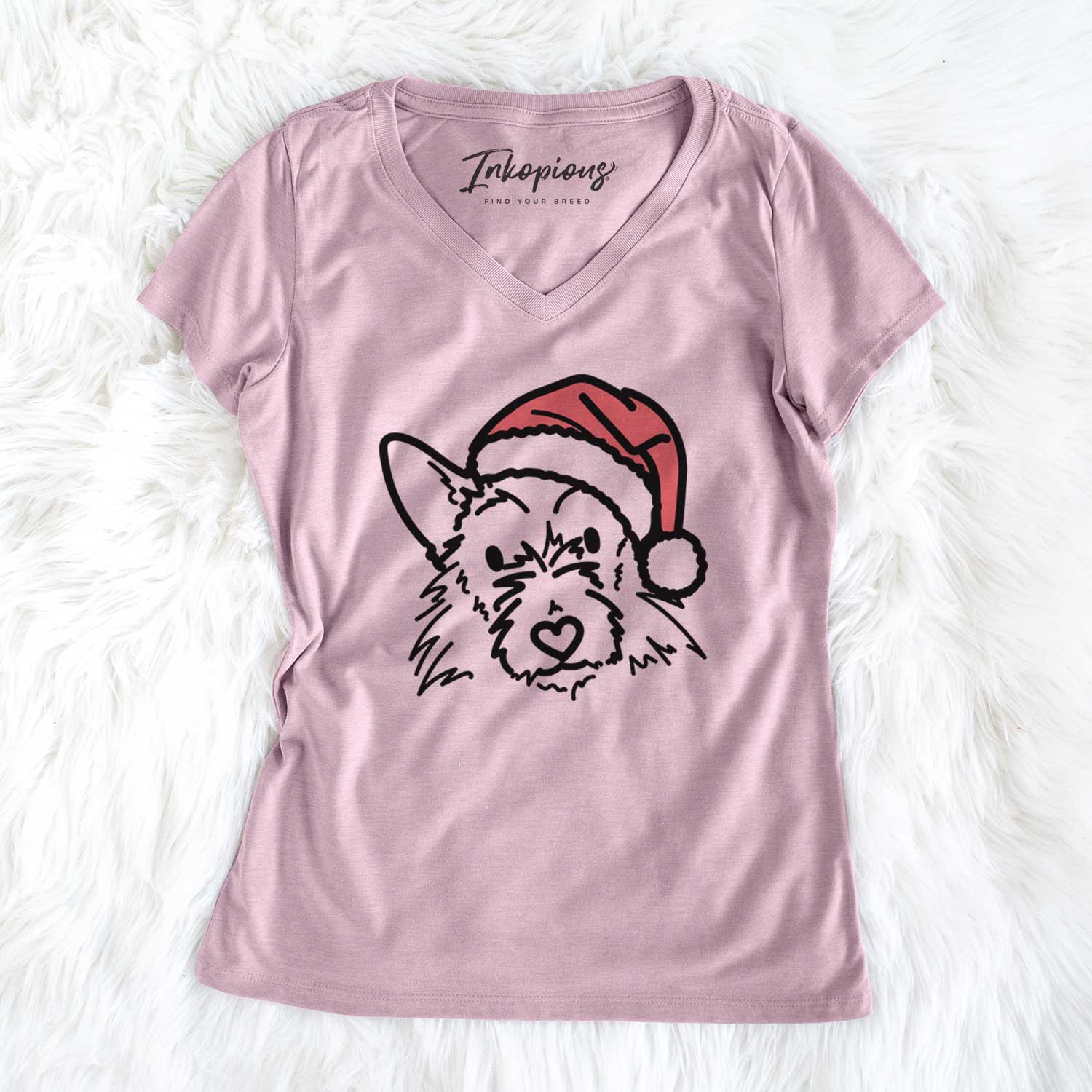 Jolly Terrier Mix - Ziggy - Women's V-neck Shirt