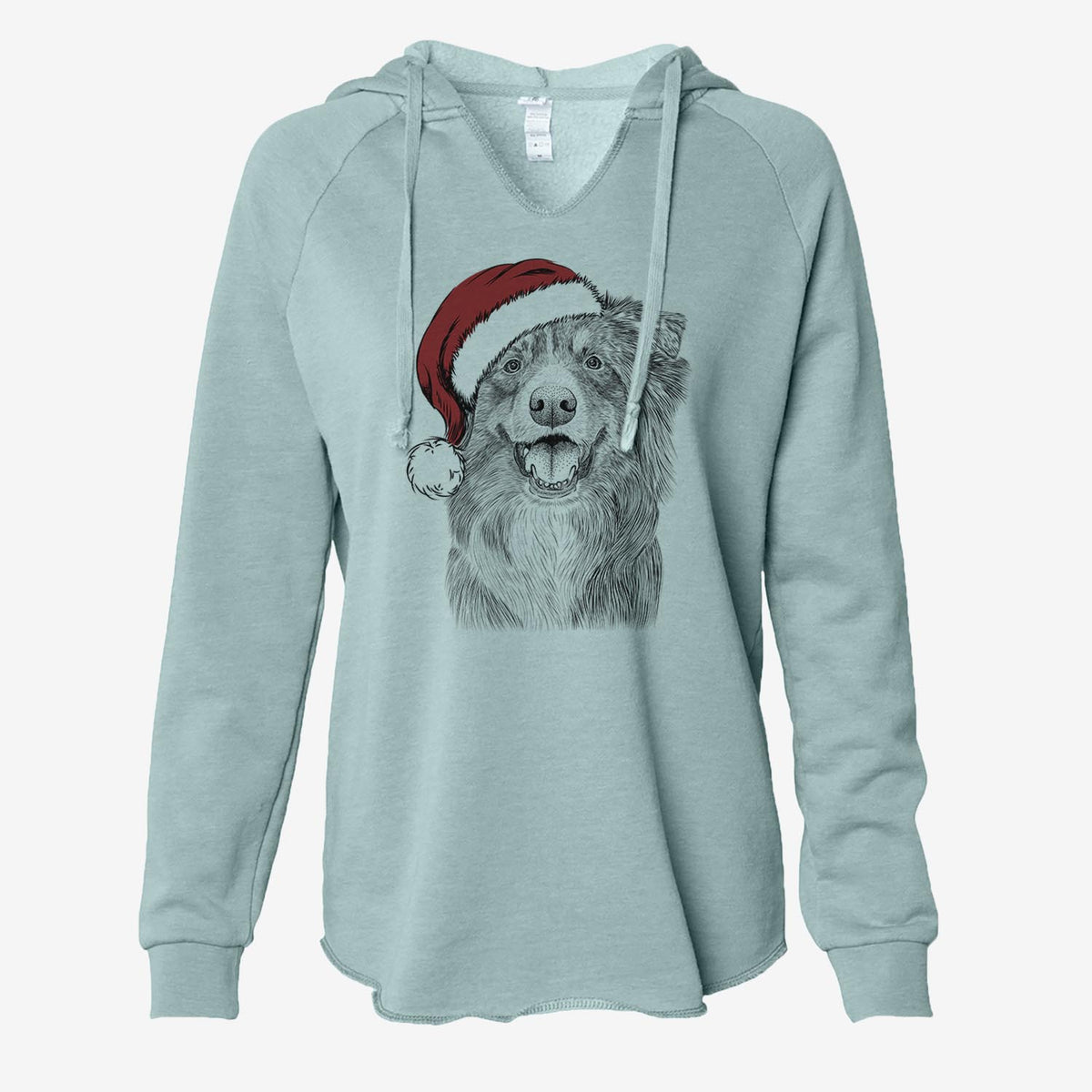 Aussie Parker the Australian Shepherd - Cali Wave Hooded Sweatshirt