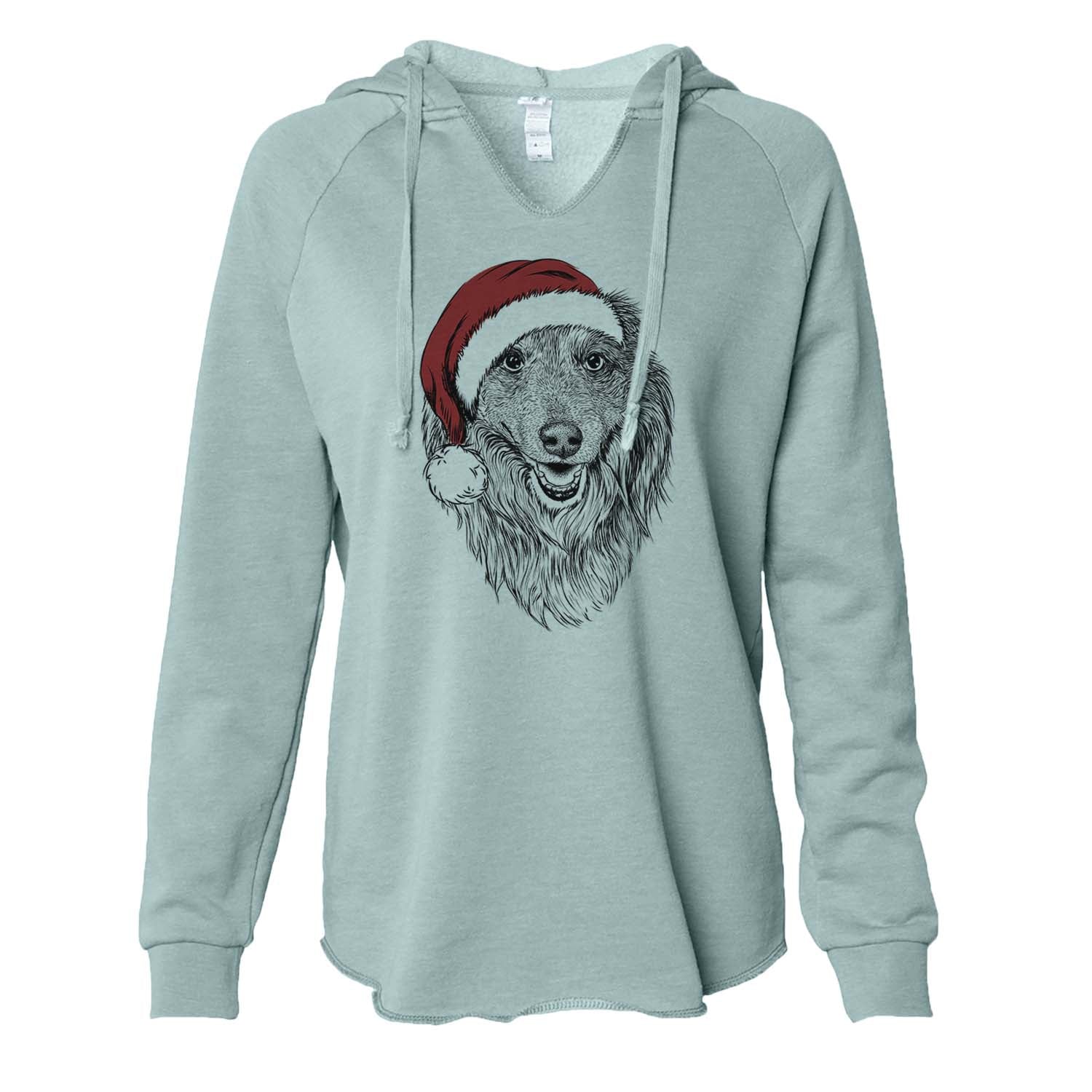 Addie the Mixed Breed - Cali Wave Hooded Sweatshirt