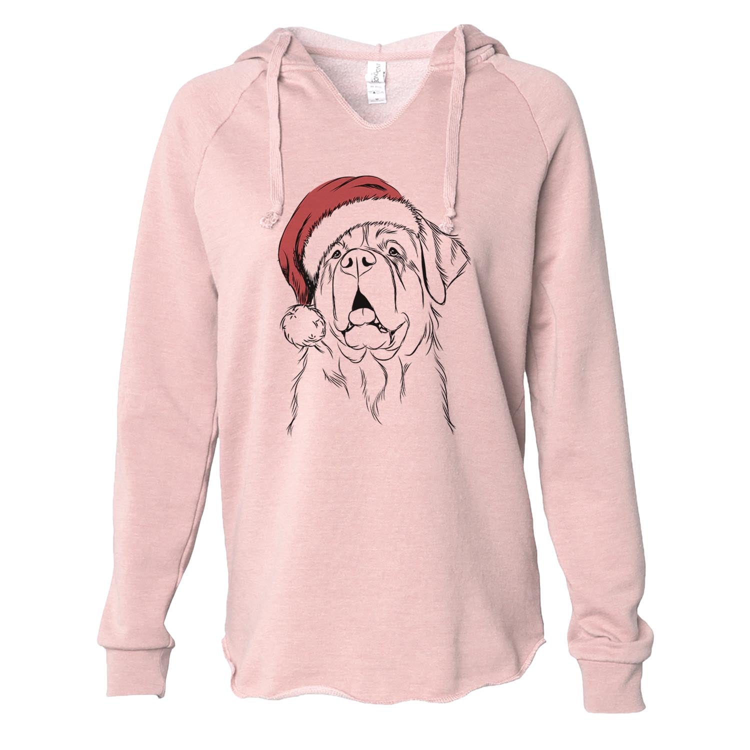 Atlas the Saint Bernard - Cali Wave Hooded Sweatshirt