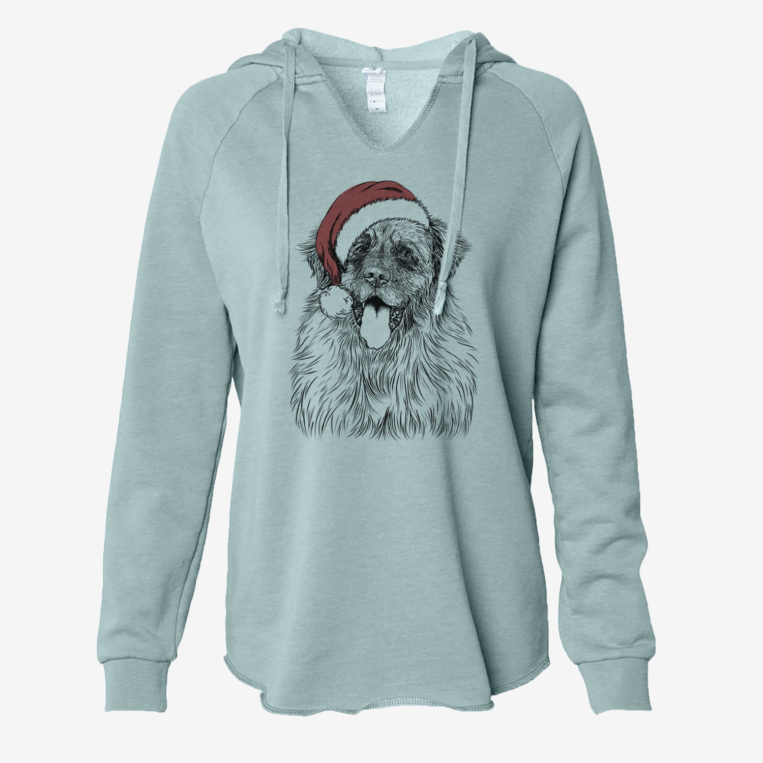 Bamboo the Leonberger - Cali Wave Hooded Sweatshirt