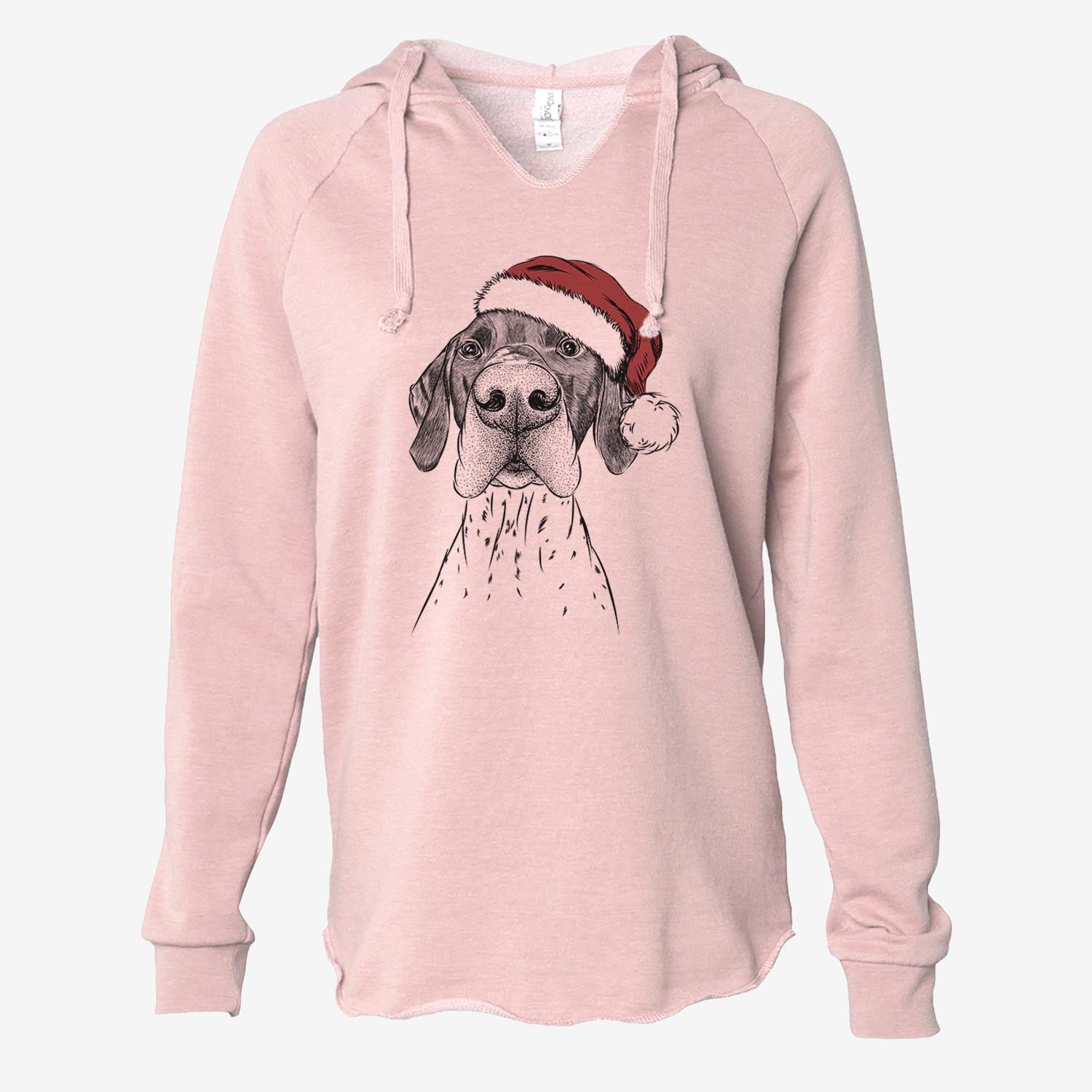 Booze the German Shorthaired Pointer - Cali Wave Hooded Sweatshirt