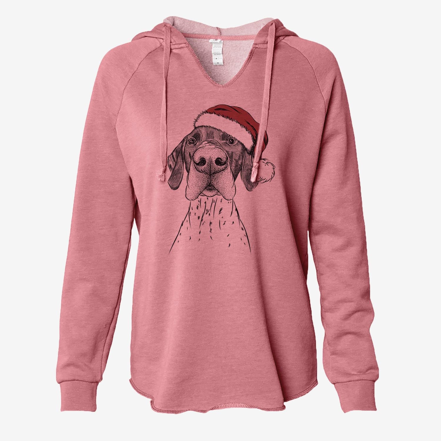 Booze the German Shorthaired Pointer - Cali Wave Hooded Sweatshirt