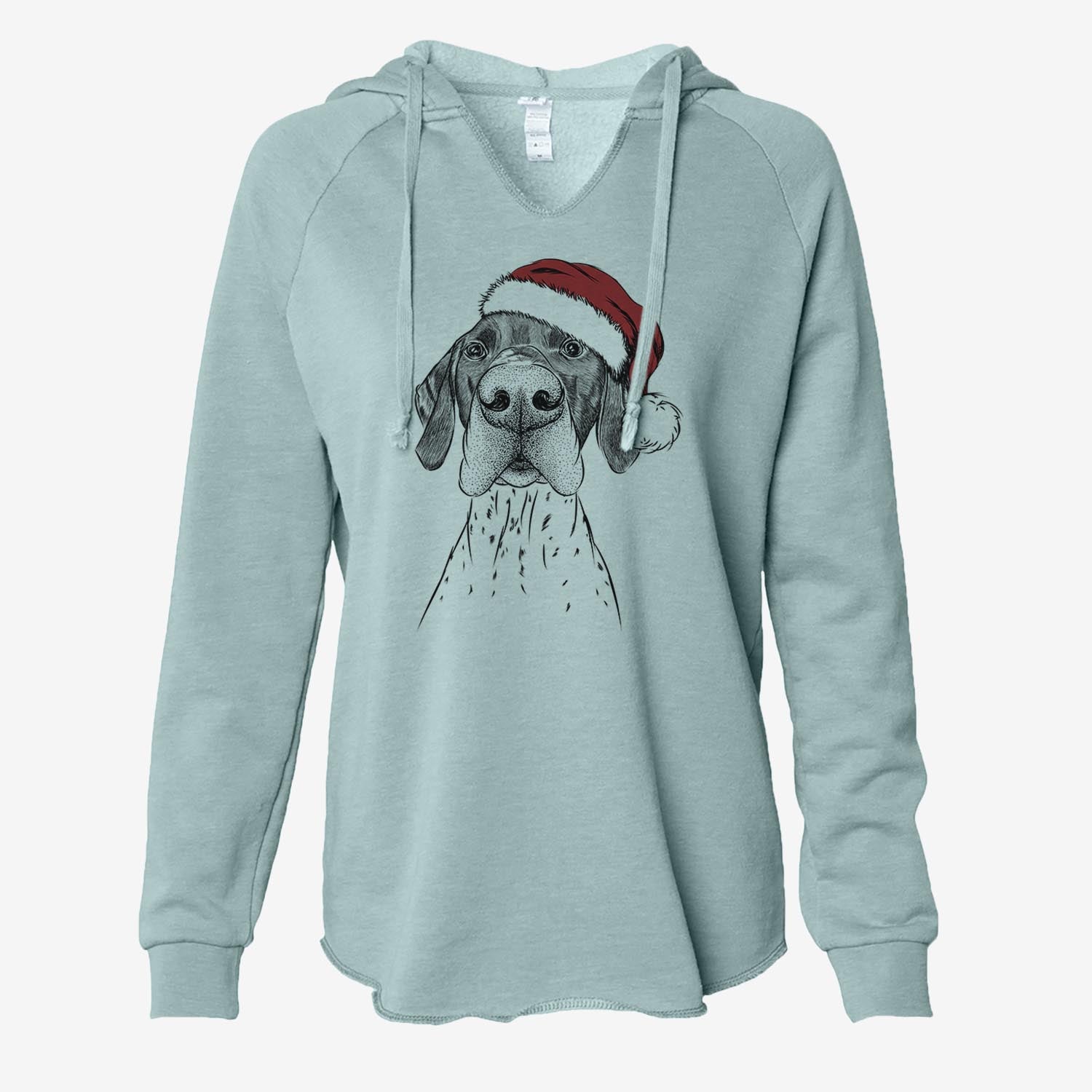 Booze the German Shorthaired Pointer - Cali Wave Hooded Sweatshirt