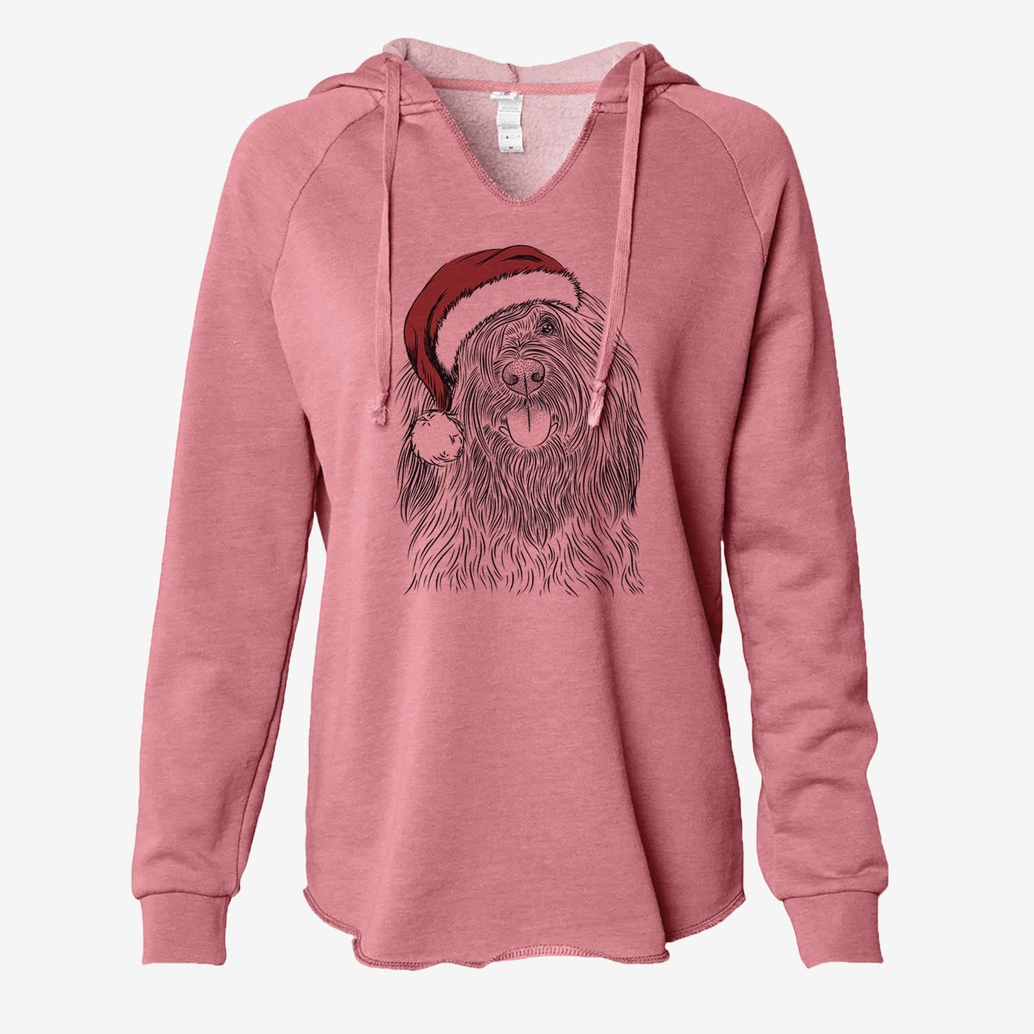 Bundy the Briard - Cali Wave Hooded Sweatshirt