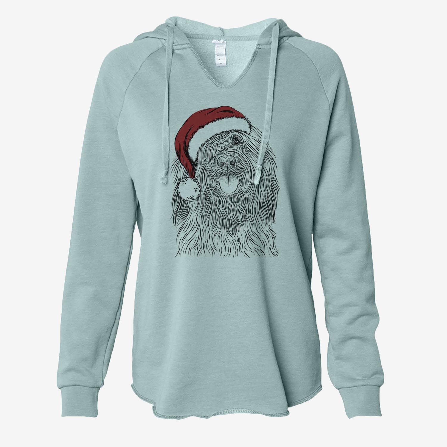 Bundy the Briard - Cali Wave Hooded Sweatshirt