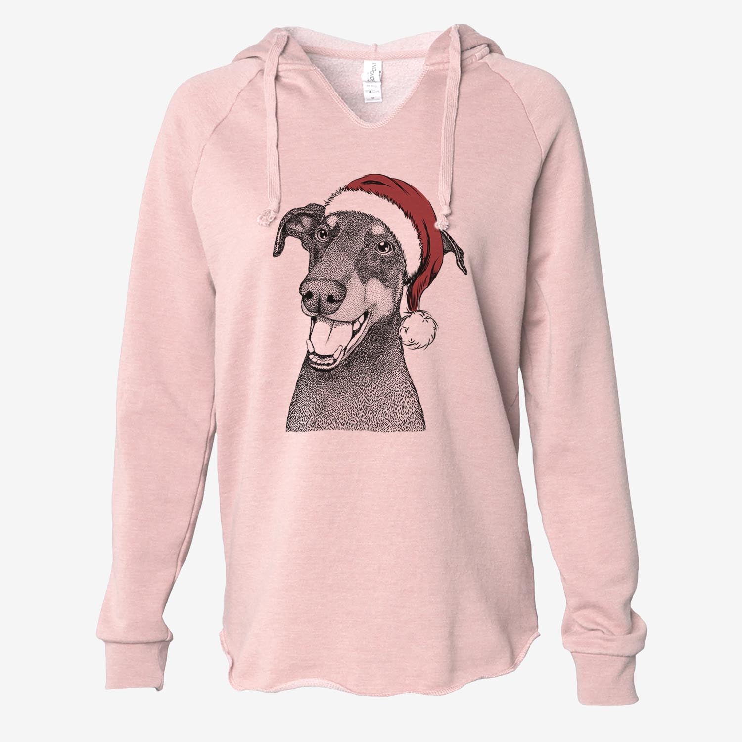 Bunnie the Doberman Pinscher - Cali Wave Hooded Sweatshirt