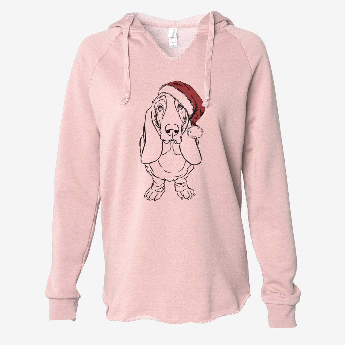 Charlie the Basset Hound - Cali Wave Hooded Sweatshirt
