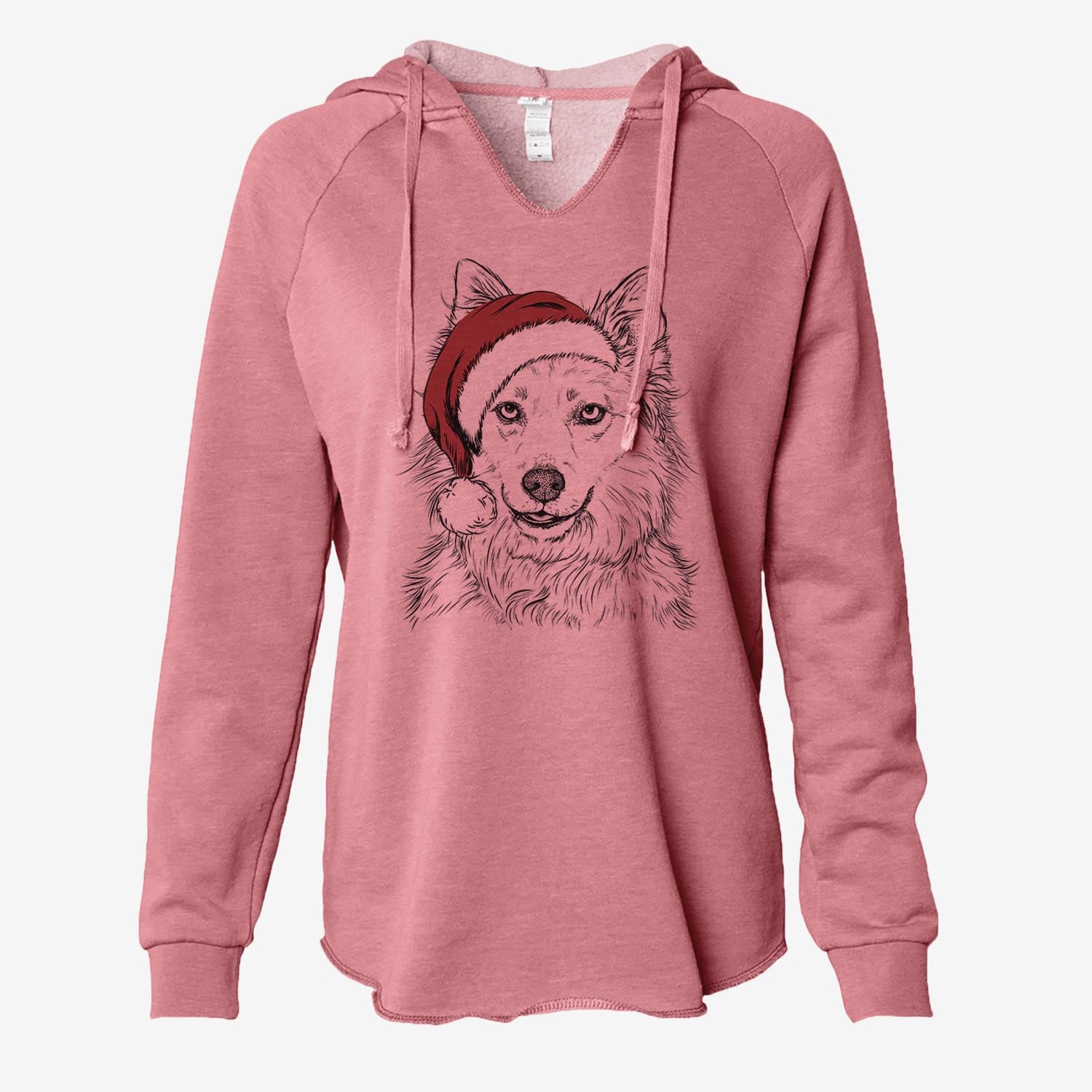 Chia the Samoyed Husky Mix - Cali Wave Hooded Sweatshirt