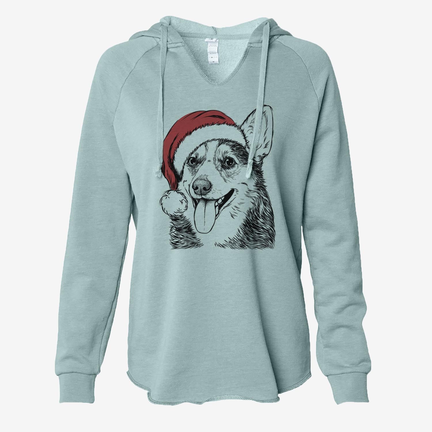 Darma the Corgi - Cali Wave Hooded Sweatshirt