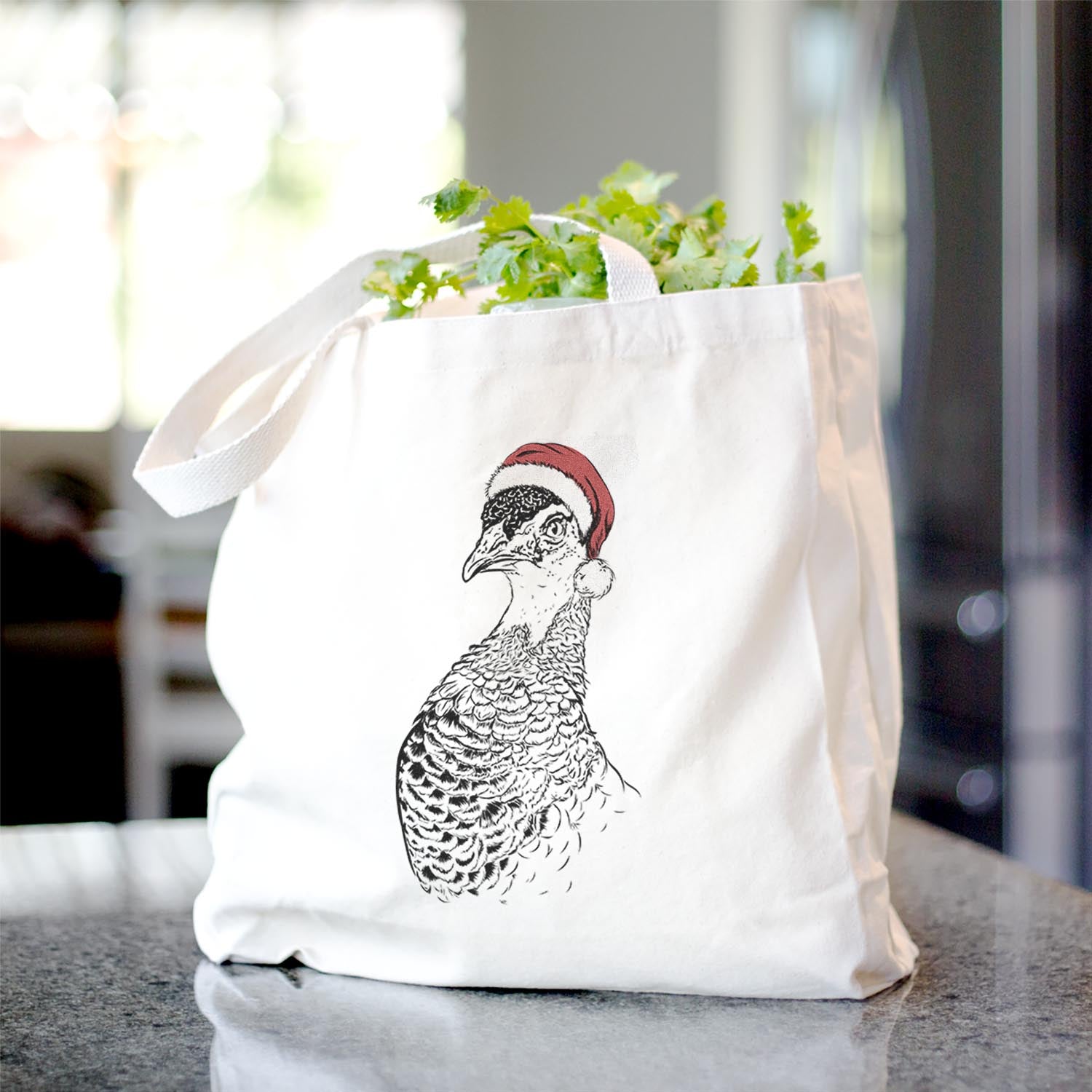 Dee the Peahen - Tote Bag