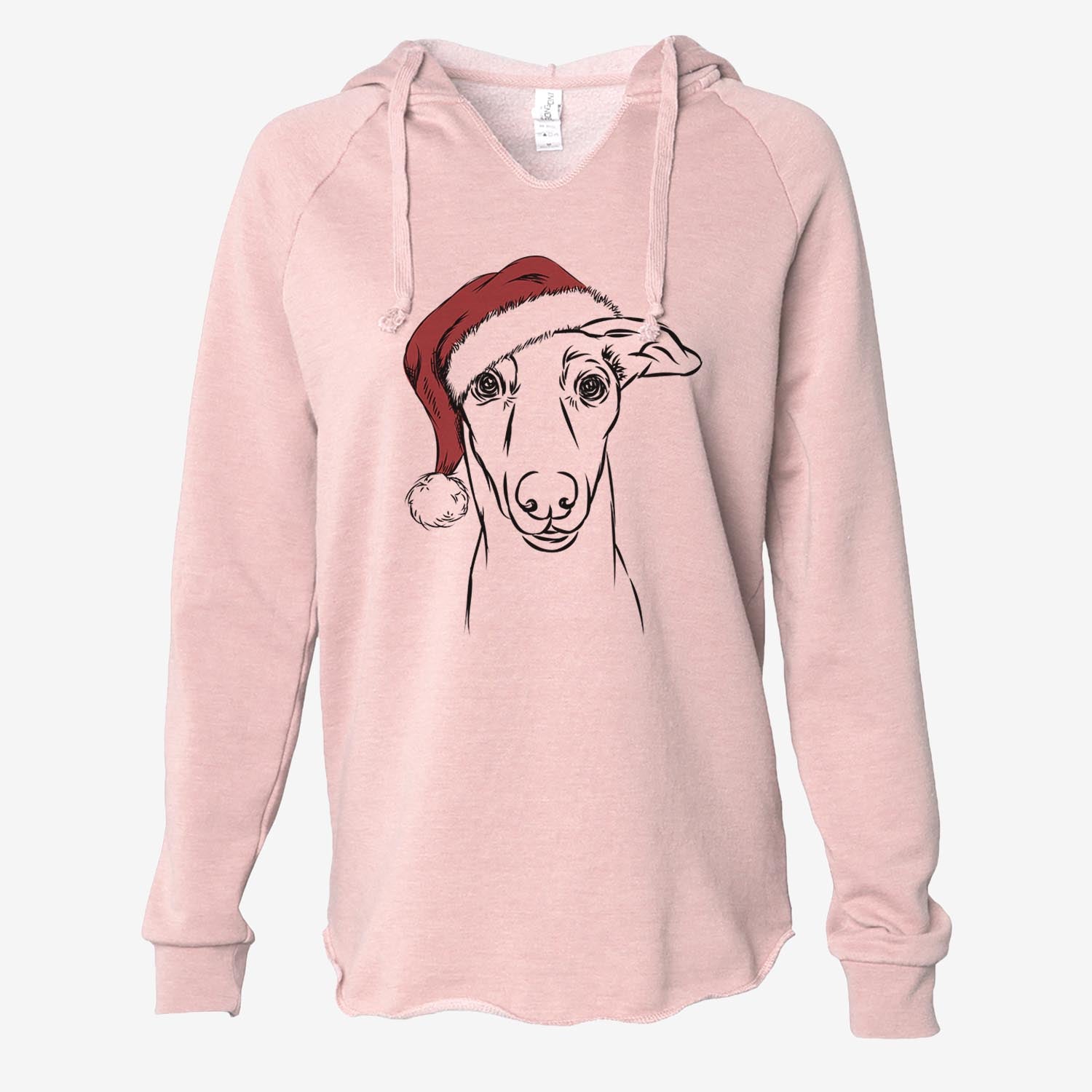 Diva the Greyhound - Cali Wave Hooded Sweatshirt