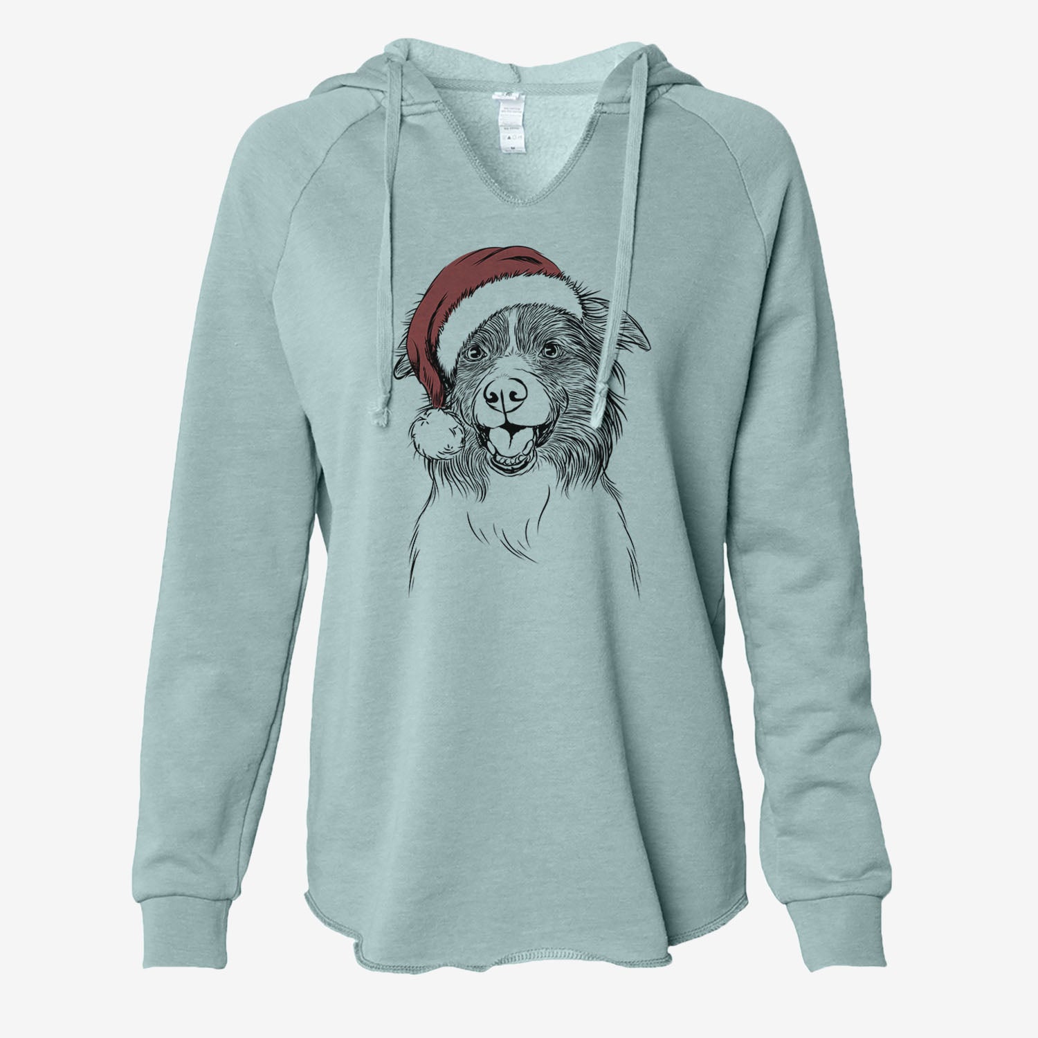 Dizzy the Border Collie - Cali Wave Hooded Sweatshirt