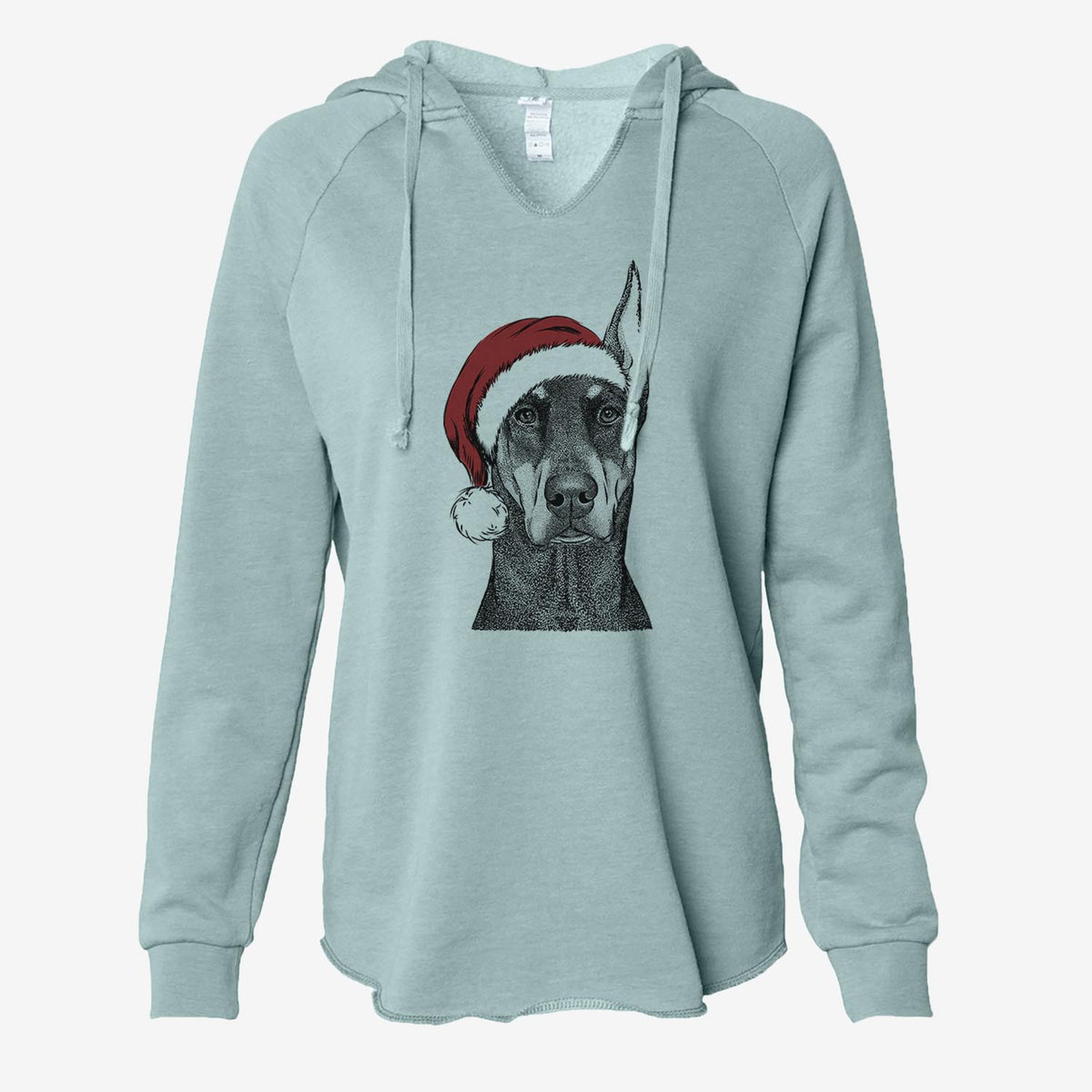 Drake the Doberman Pinscher - Cali Wave Hooded Sweatshirt