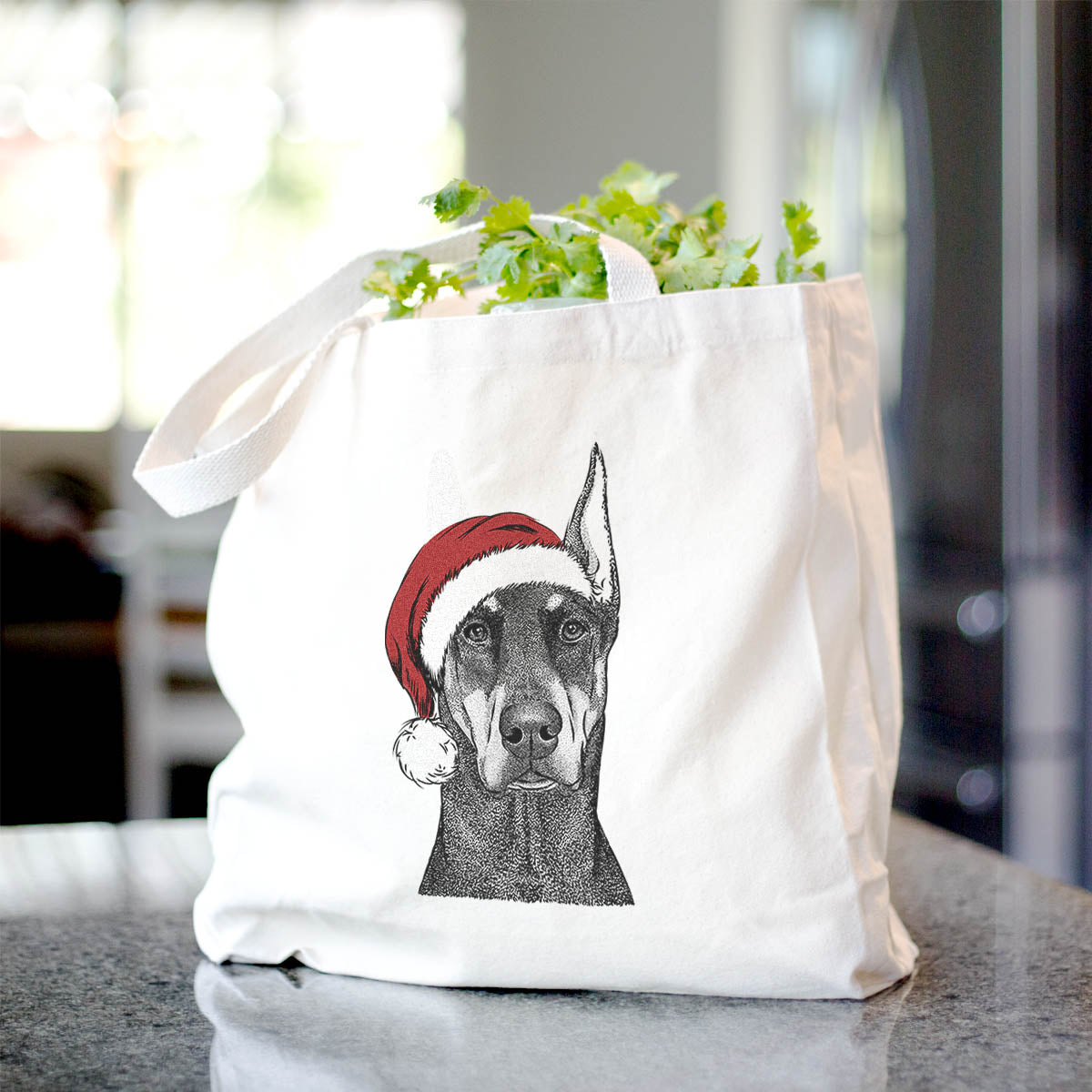 Drake the Doberman Pinscher - Tote Bag